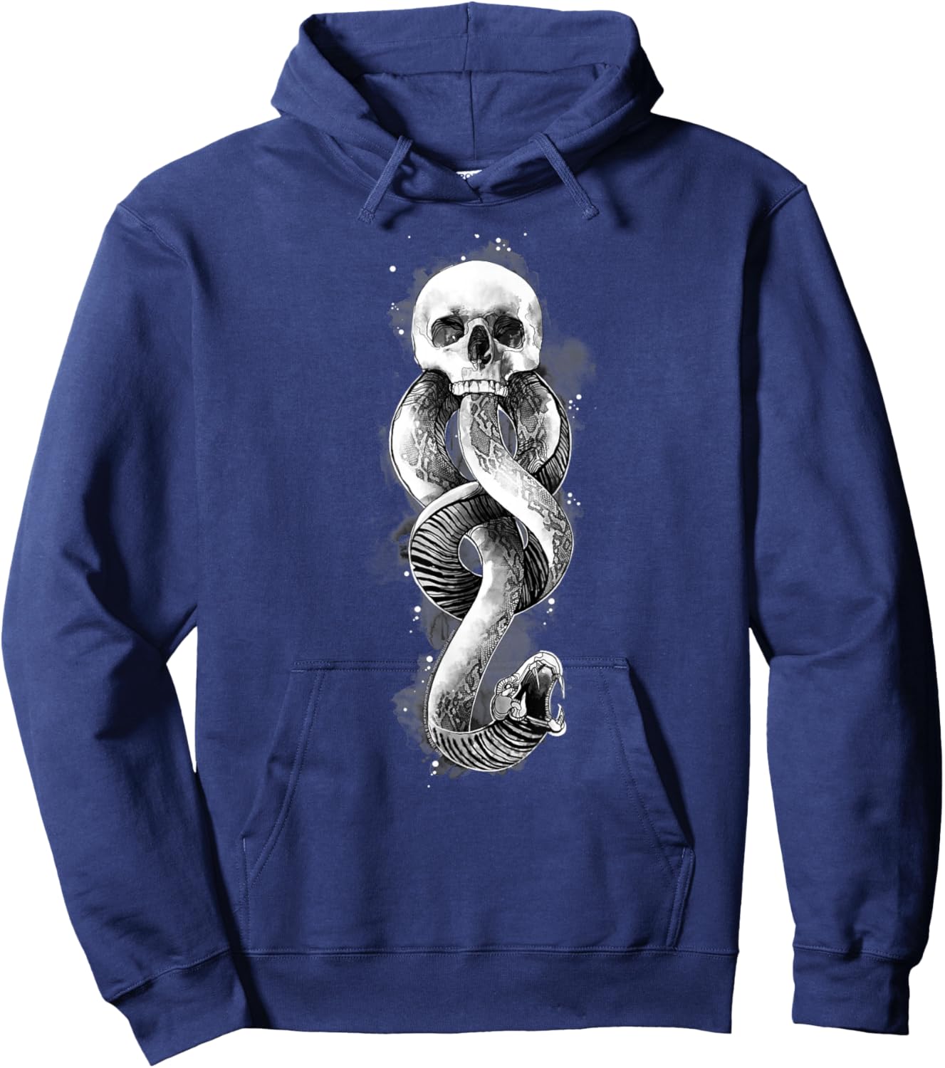 Harry Potter Dark Mark Watercolor Hoodie - Hoodie | Navy
