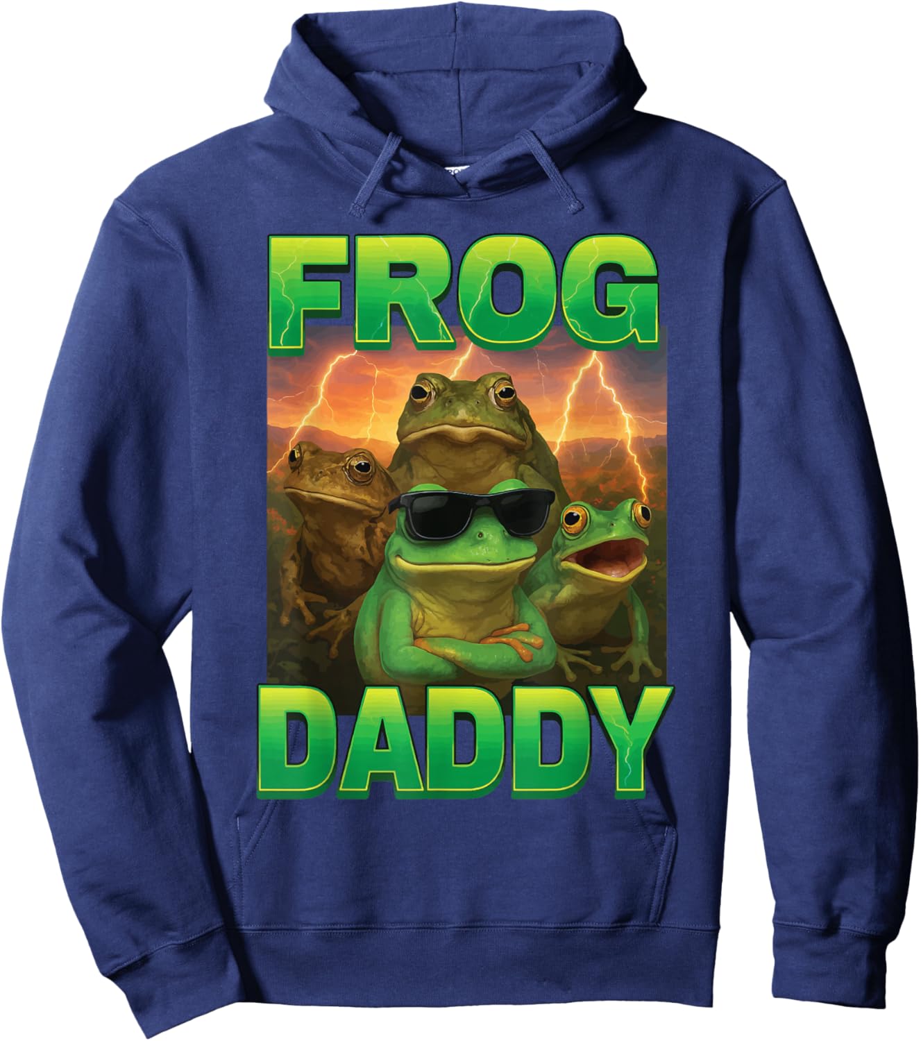 Frog Daddy Hoodie - Hoodie | Navy
