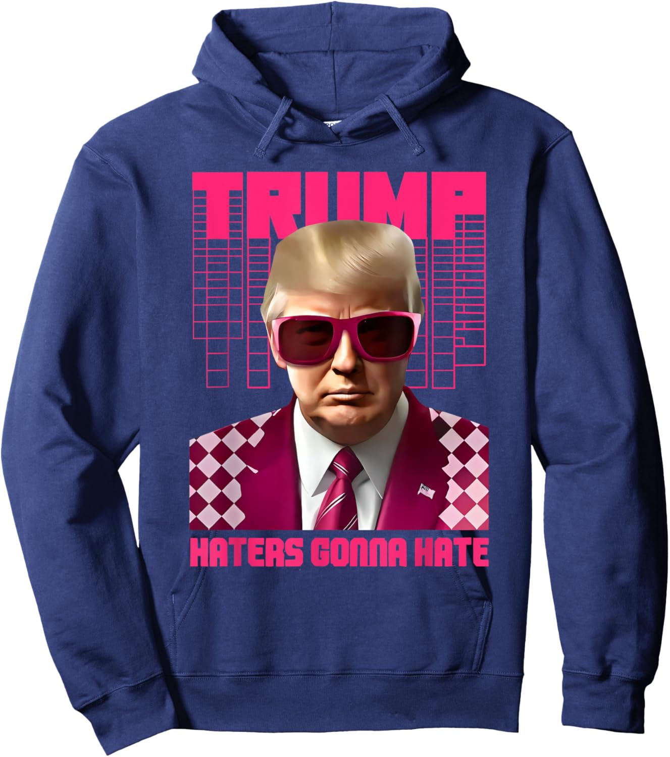 Trump Haters Gonna Hate Funny Political Hoodie - Hoodie | Navy