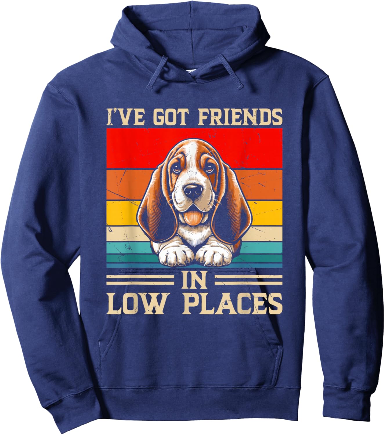 Sarcastic Animal Dog Design Hoodie - Hoodie | Navy