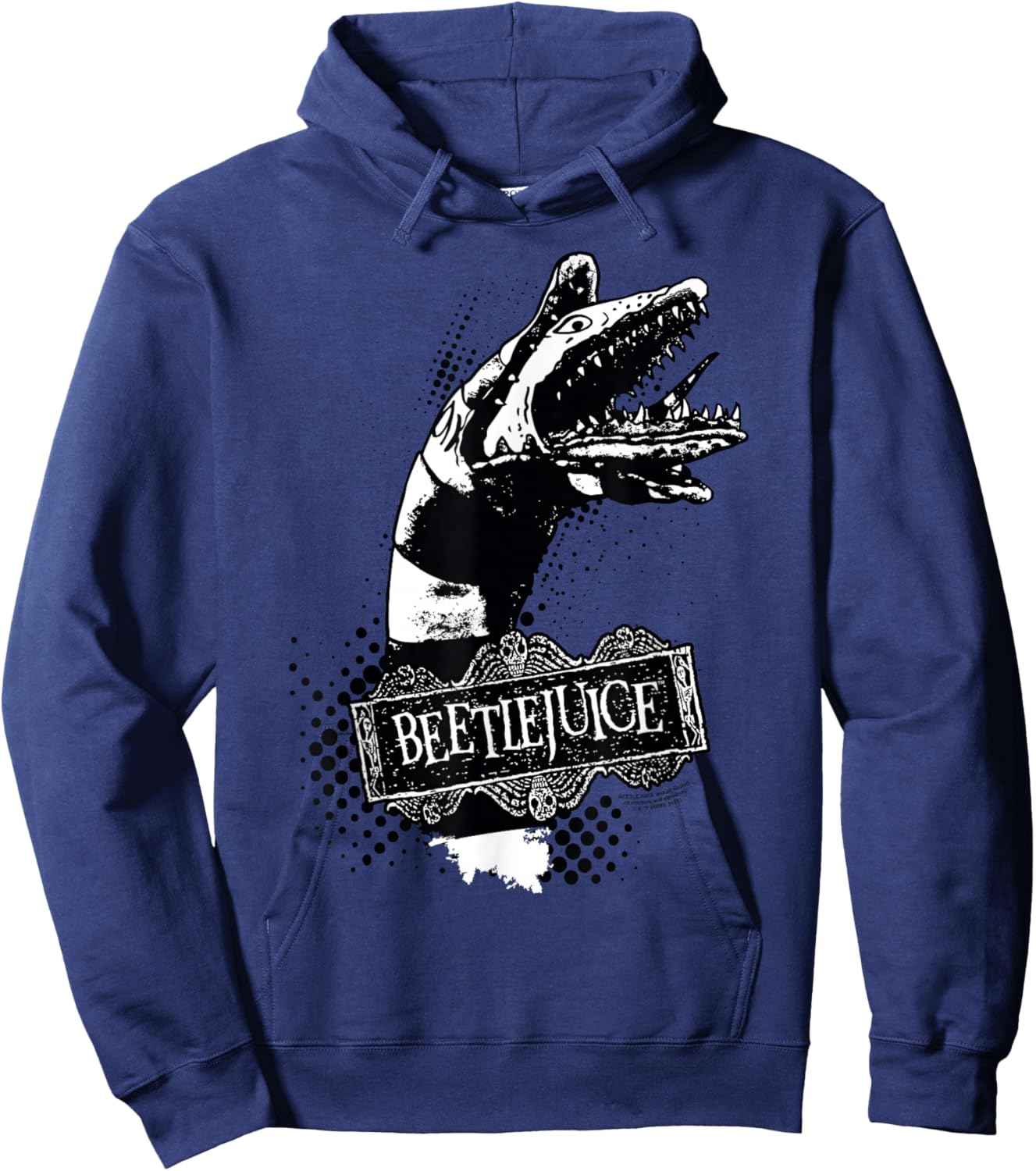 Beetlejuice Sandworm Hoodie - Hoodie | Navy