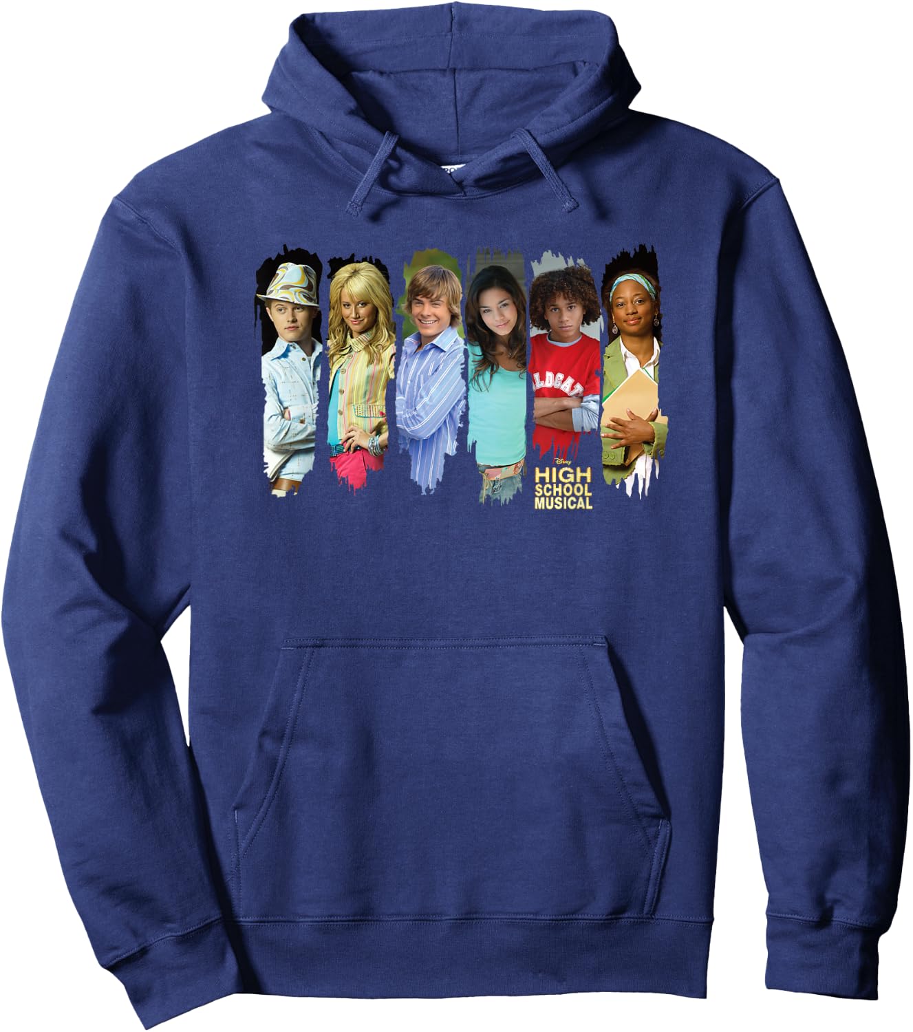 Disney Channel High School Musical Characters Hoodie - Hoodie | Navy