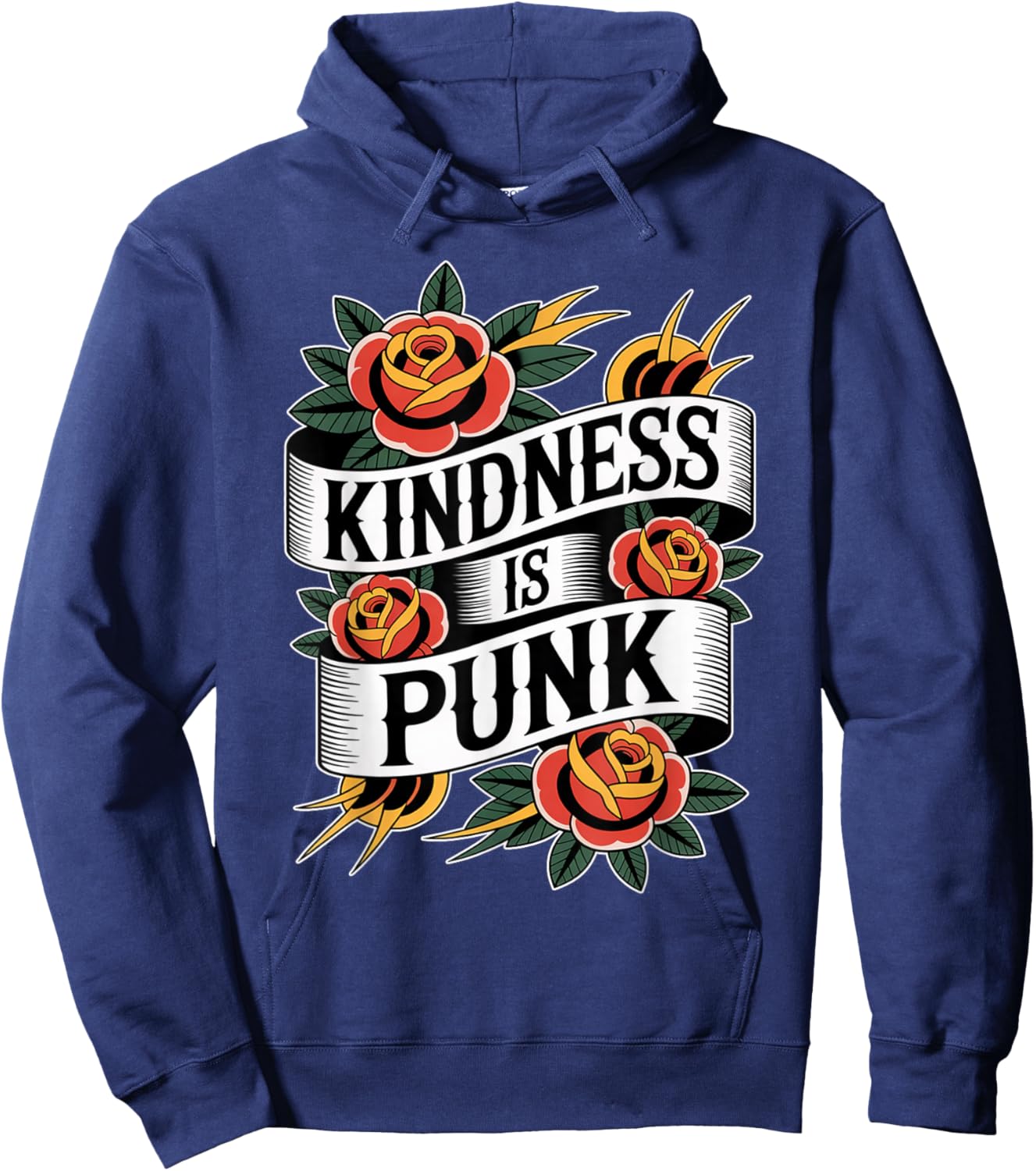 Kindness is Punk Hoodie - Hoodie | Navy