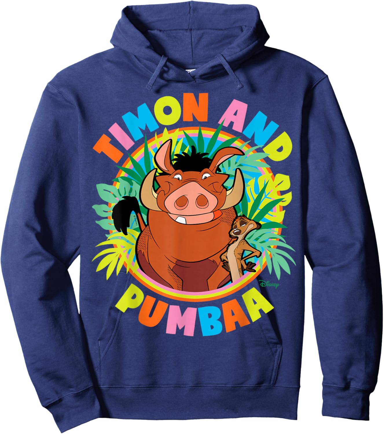 The Lion King - Timon and Pumbaa Hoodie - Hoodie | Navy