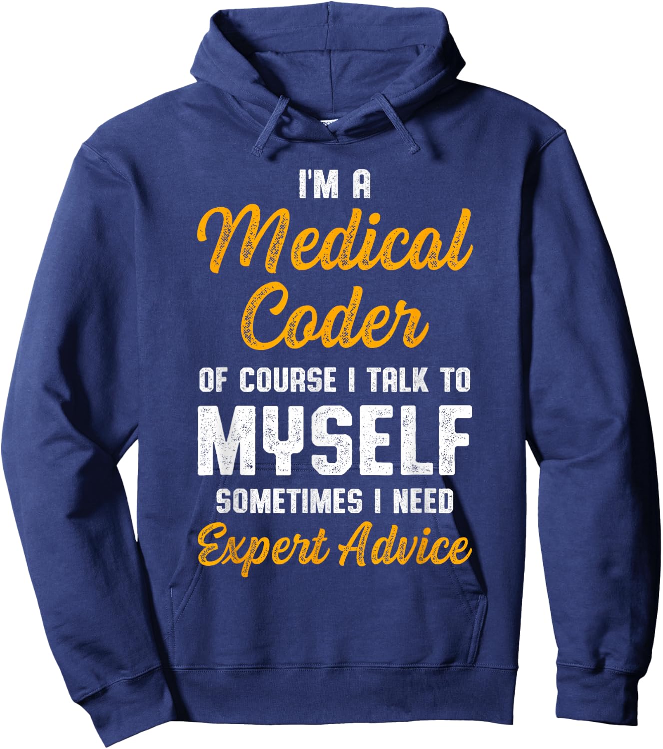 Medical Coder Biller Coding Hoodie - Hoodie | Navy