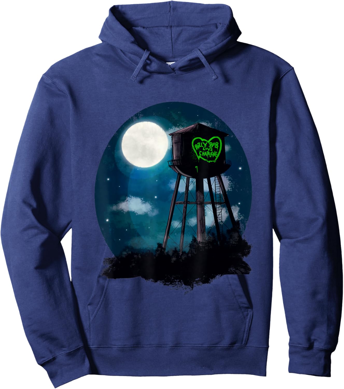 Billy Bob Loves Charlene Hoodie - Hoodie | Navy