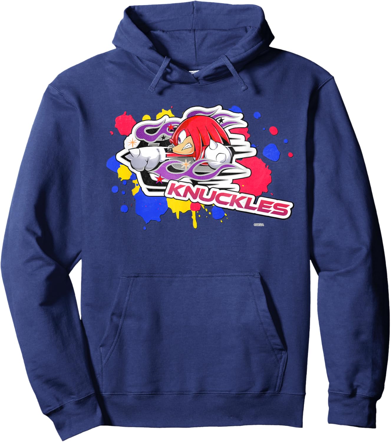Sonic Racing Cross World Launch Knuckles Hoodie - Hoodie | Navy