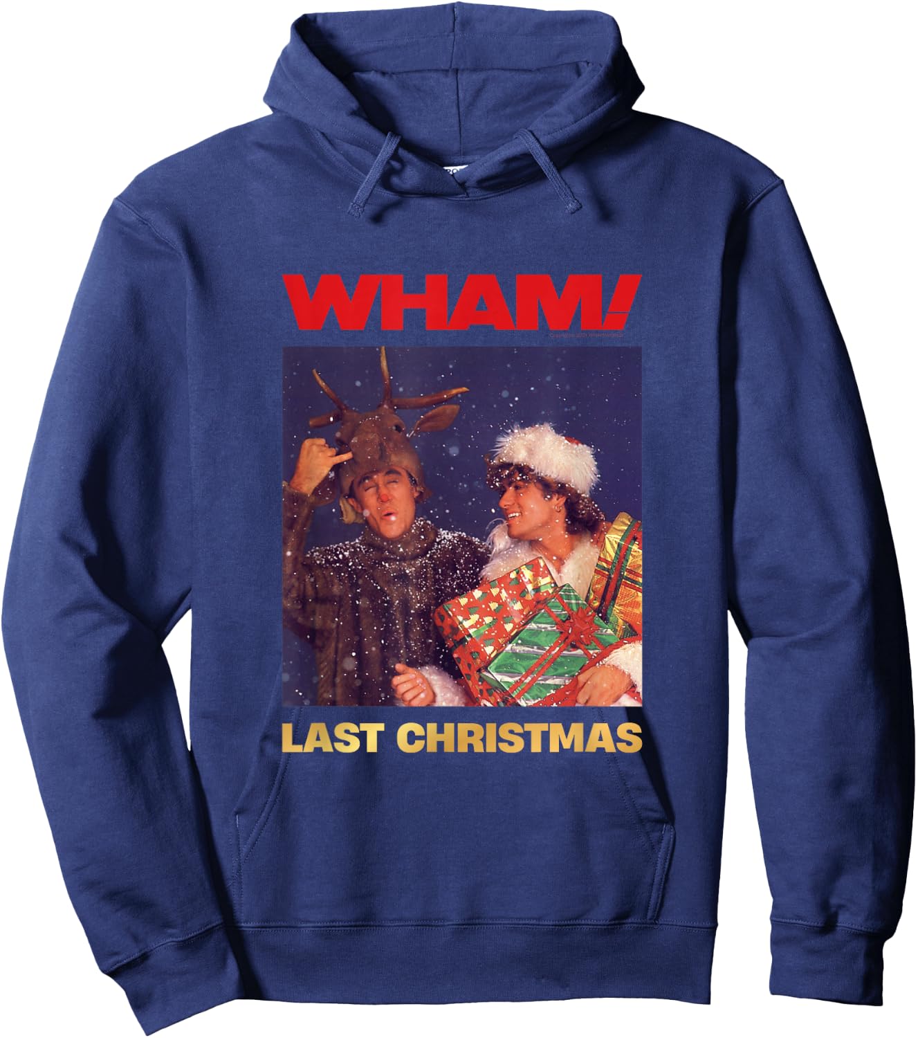 Wham! Amazon Exclusive Last Christmas Hoodie - Hoodie | Navy