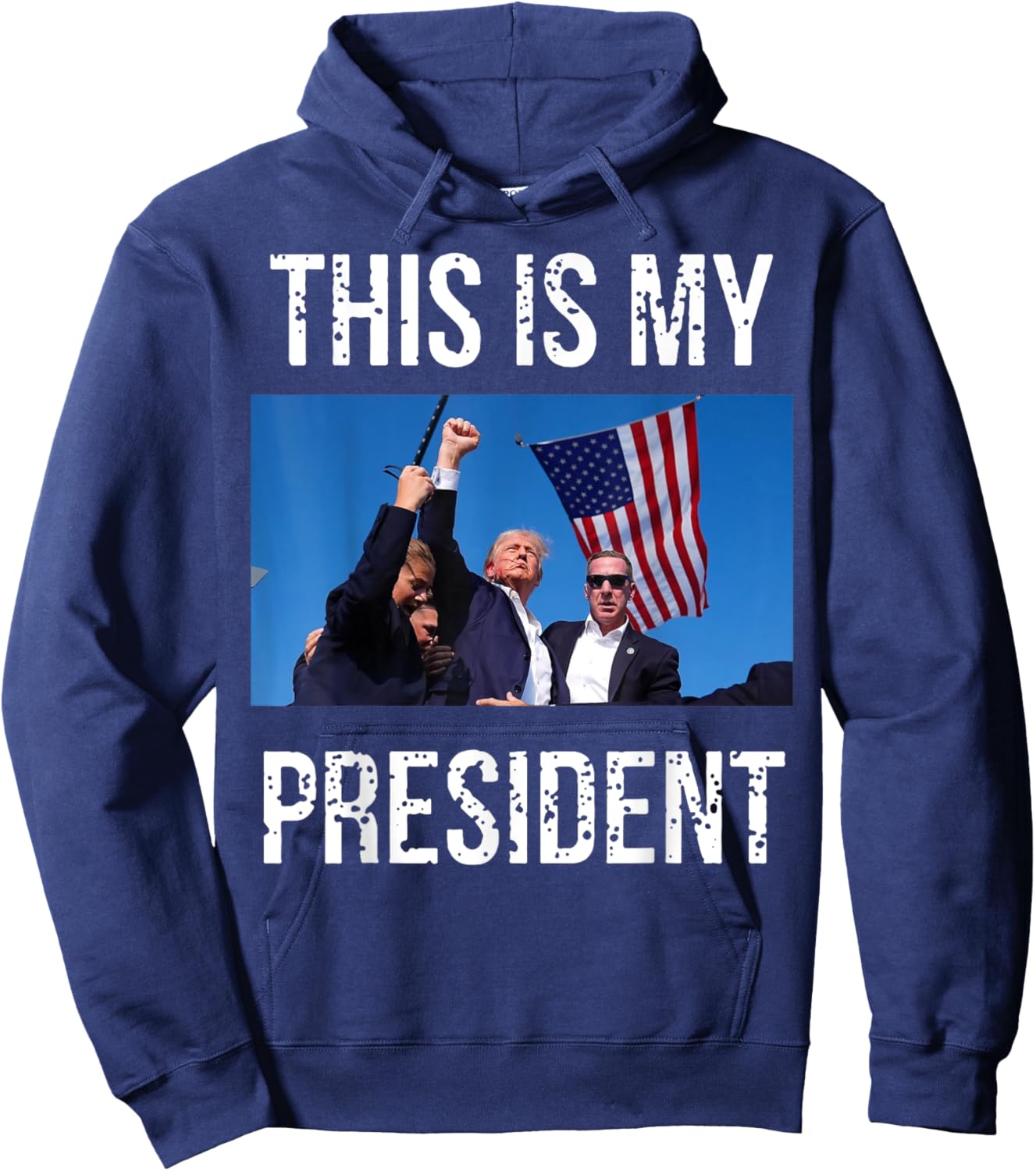Trump 2024 This Is My President Hoodie - Hoodie | Navy