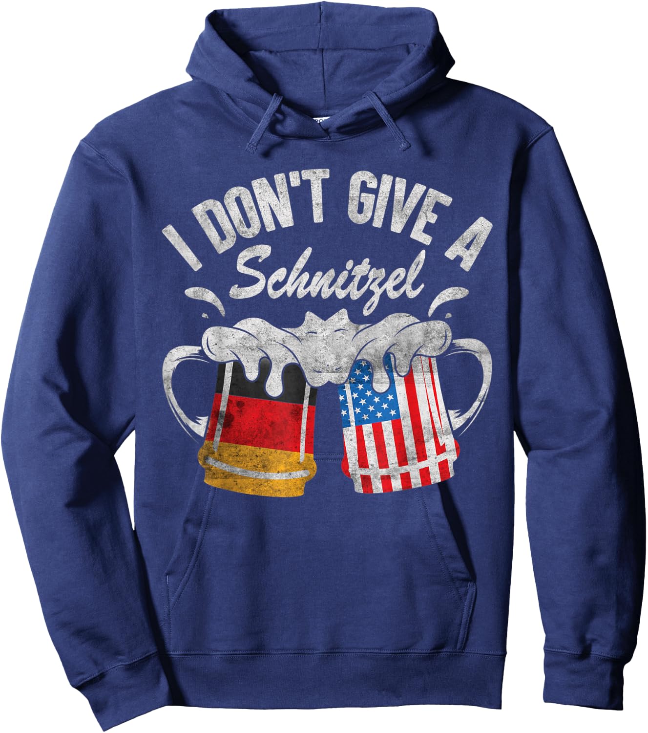 I Don't Give A Schnitzel Hoodie - Hoodie | Navy