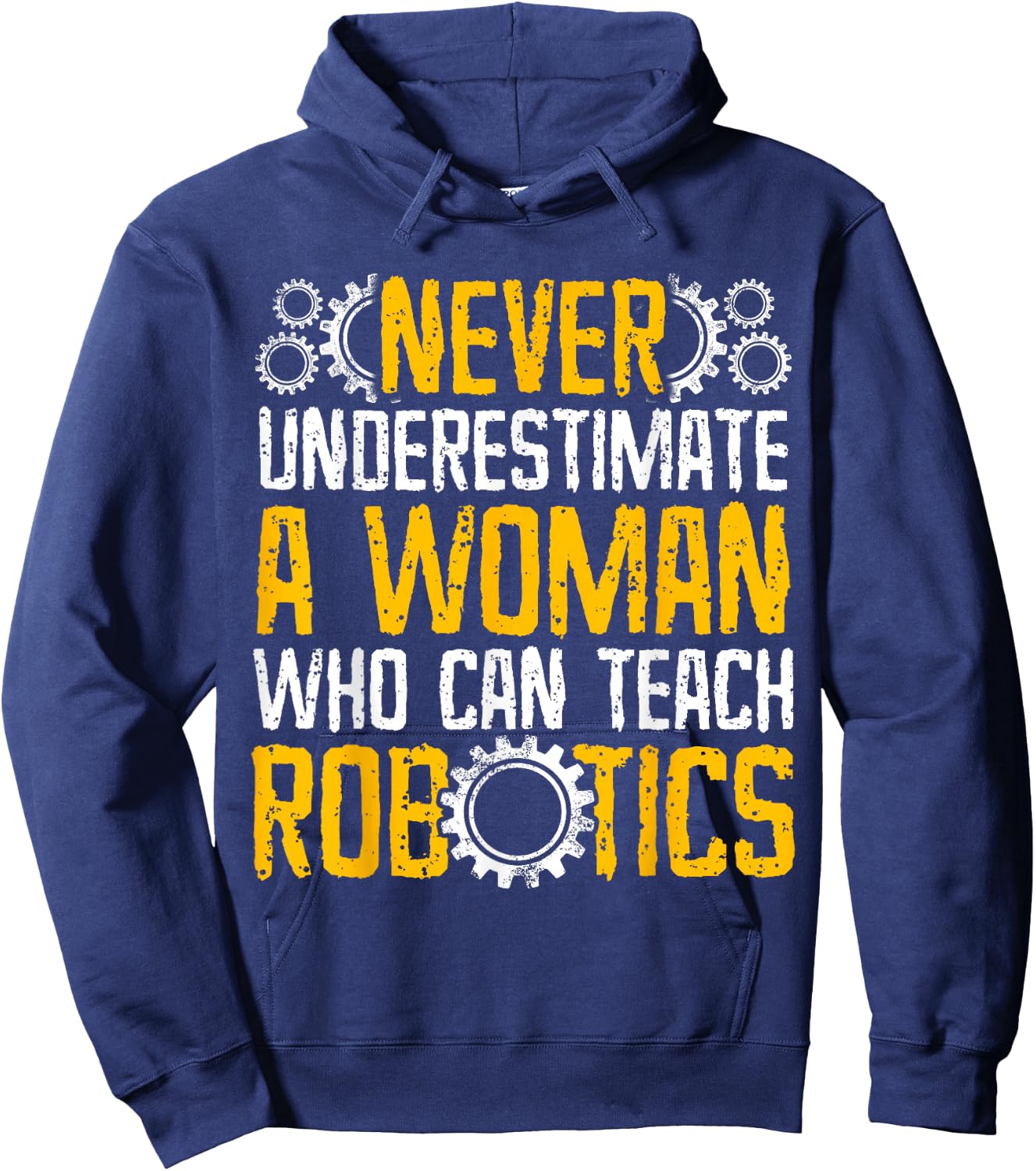 Robotics Teacher Woman Professor Gifts Hoodie - Hoodie | Navy