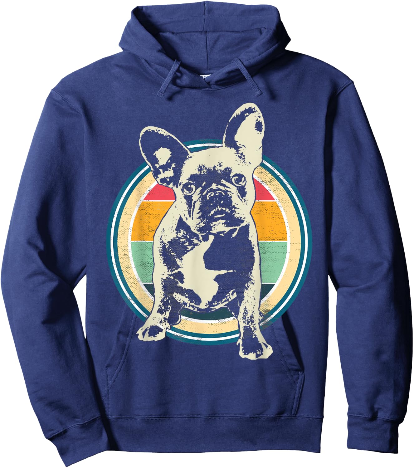 French Bulldog Frenchie Dog Women Kids Hoodie - Hoodie | Navy