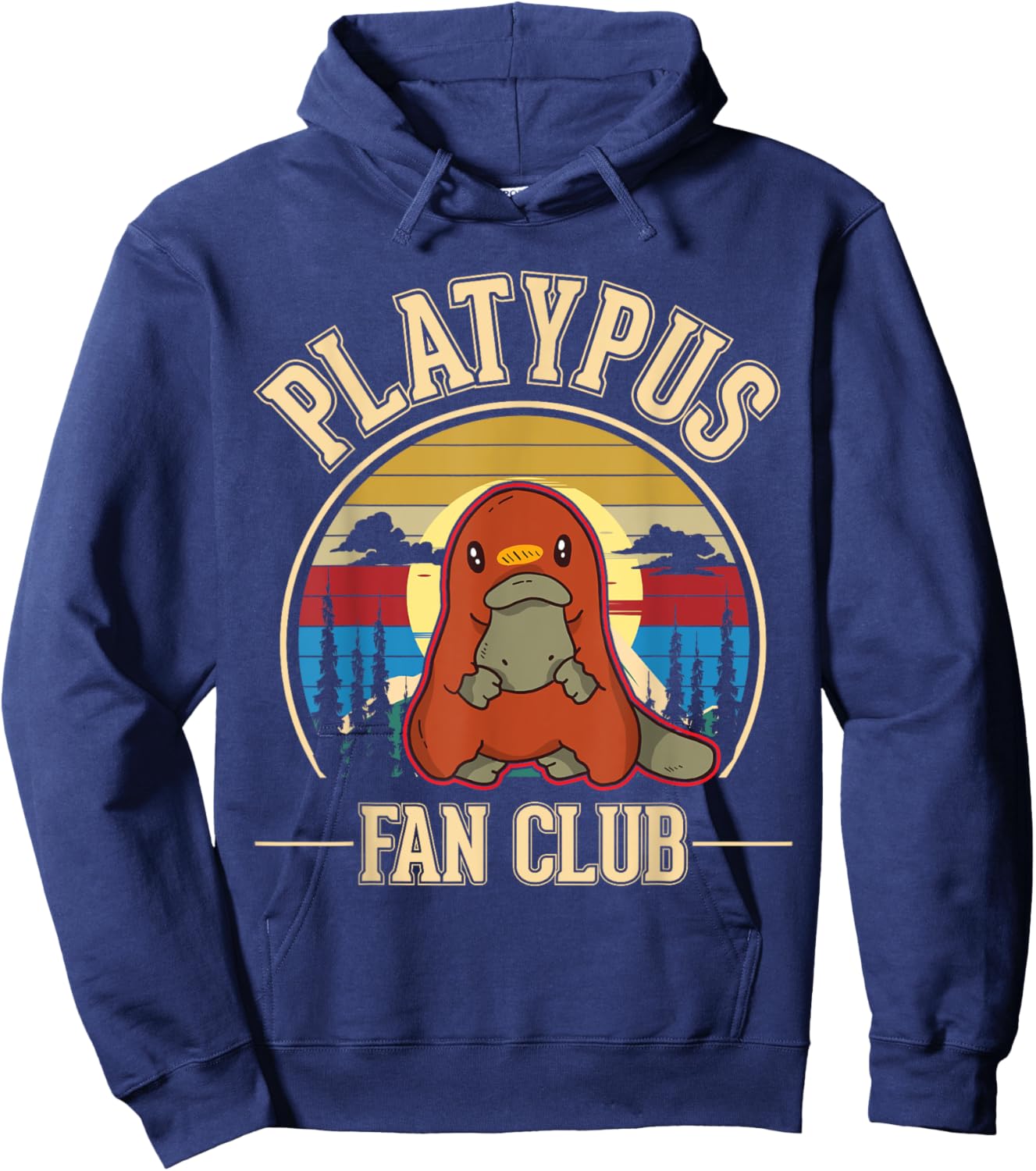 Platypus Fan Club Platypus Hoodie - Hoodie | Navy