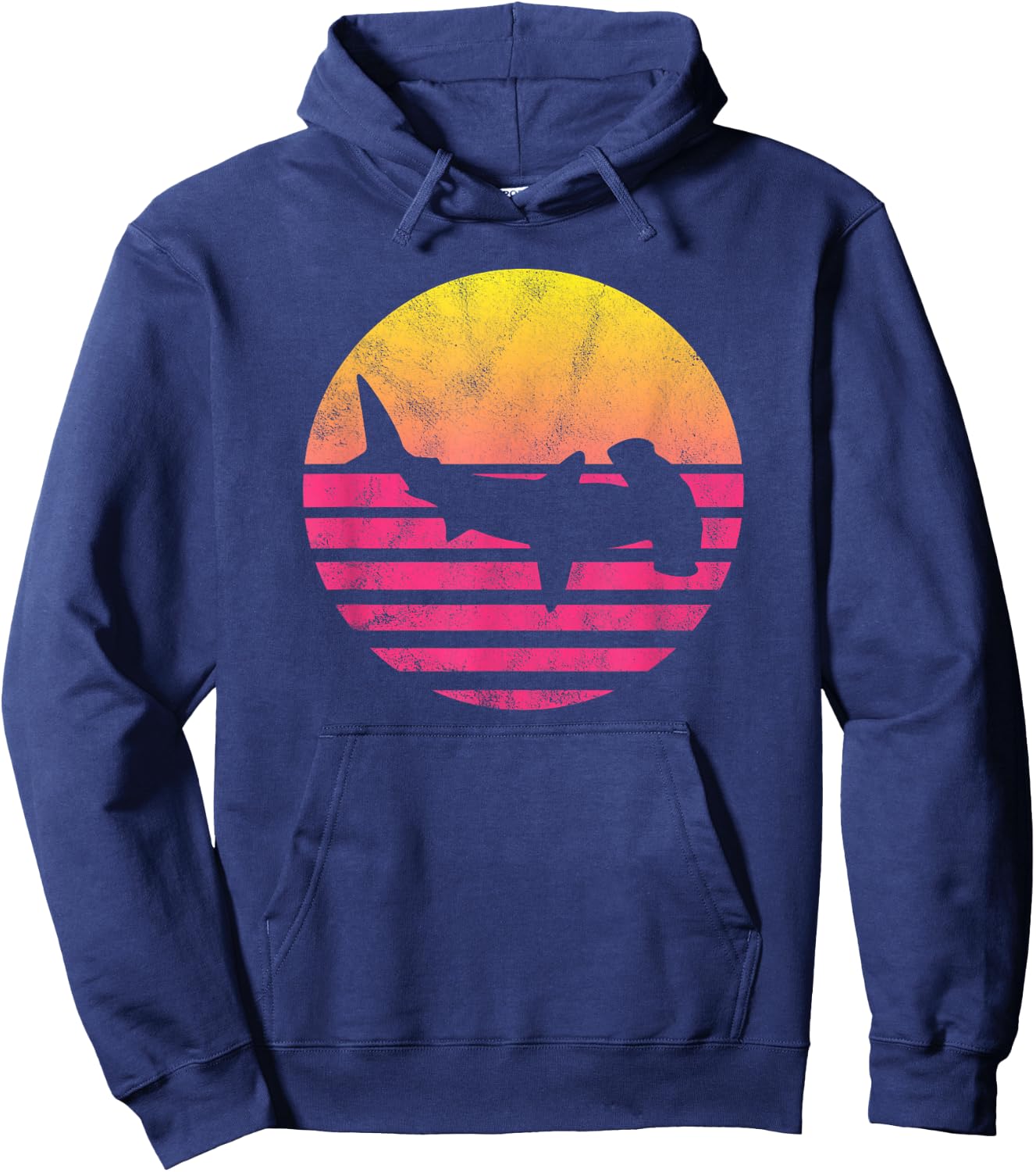 Classic Hammerhead Shark Gift Hoodie - Hoodie | Navy