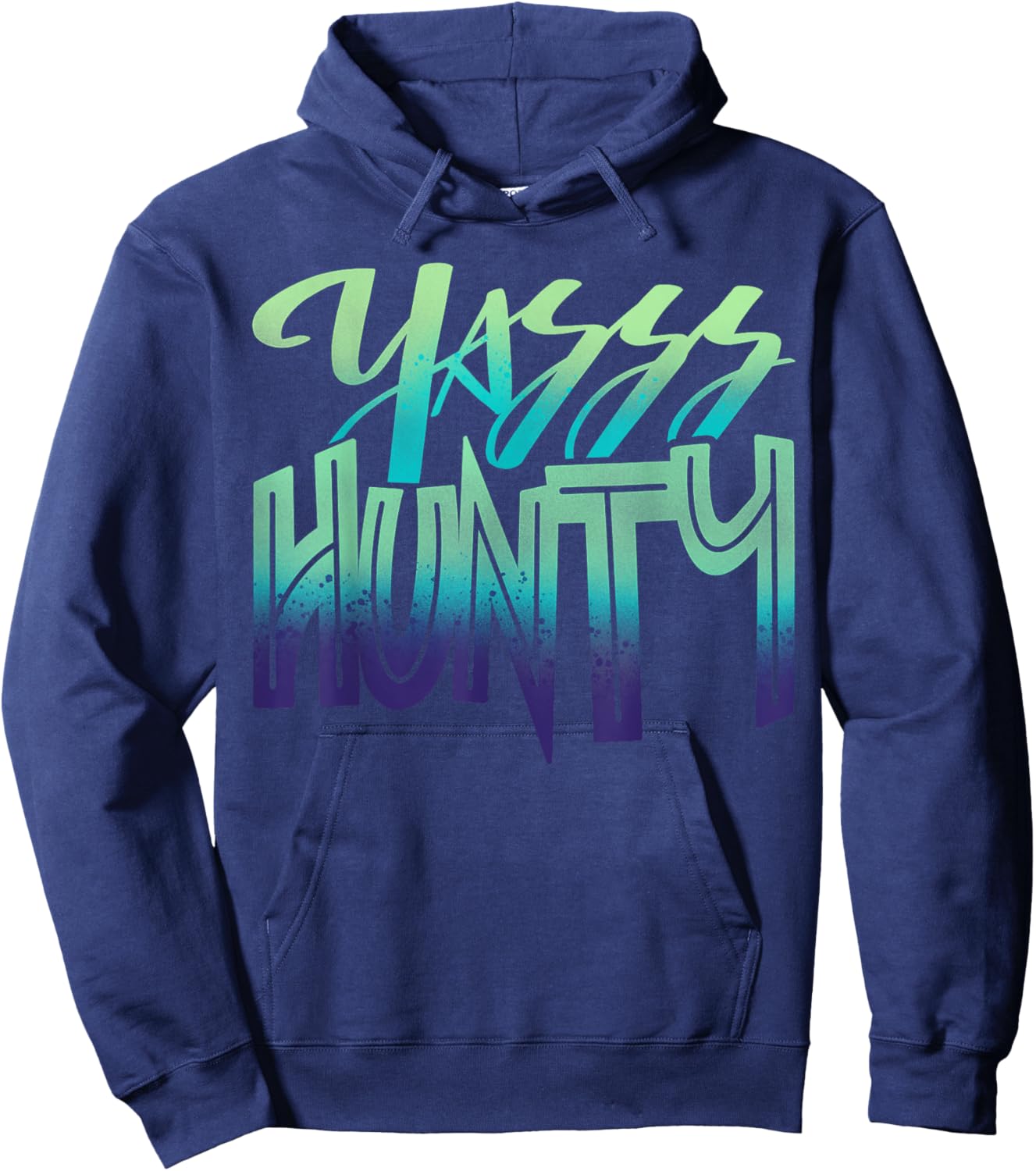Drag Queen Race Yasss Hunty Hoodie - Hoodie | Navy