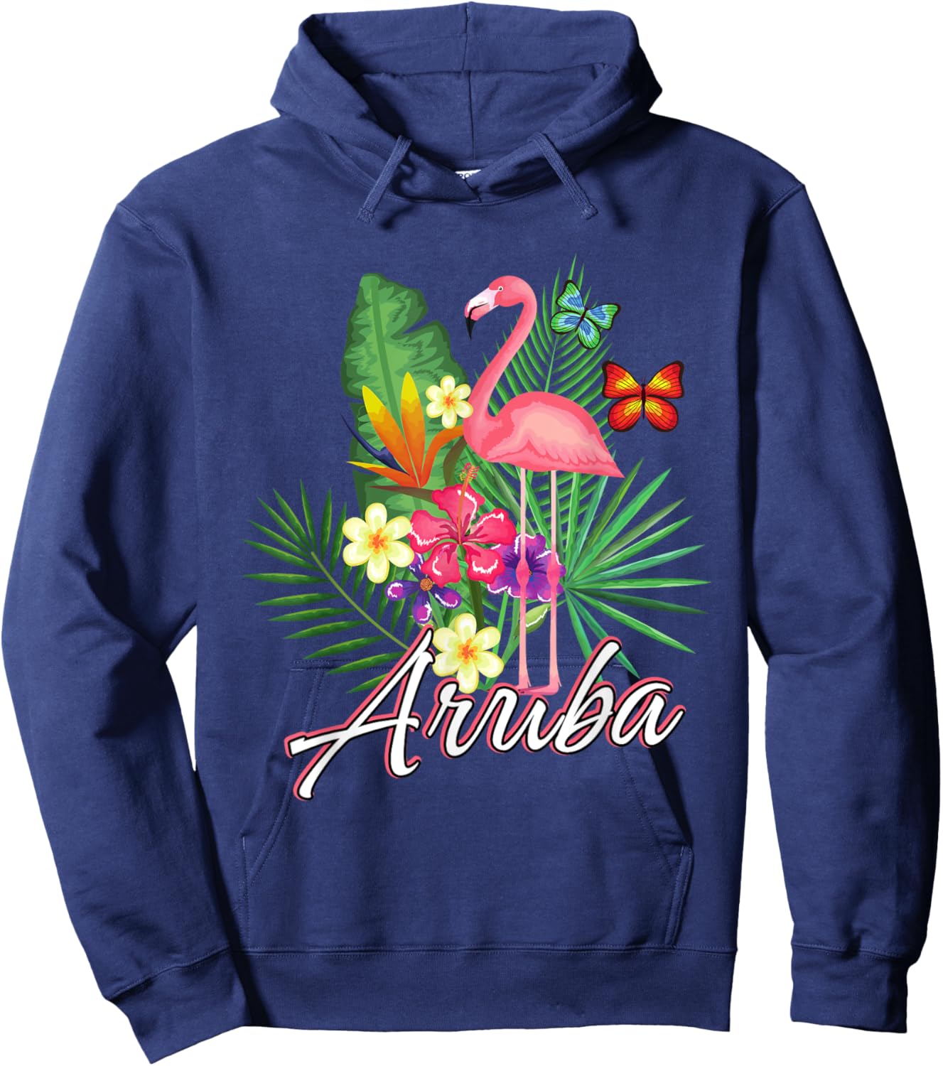 Flamingo Aruba Souvenir / Aruba Hoodie - Hoodie | Navy