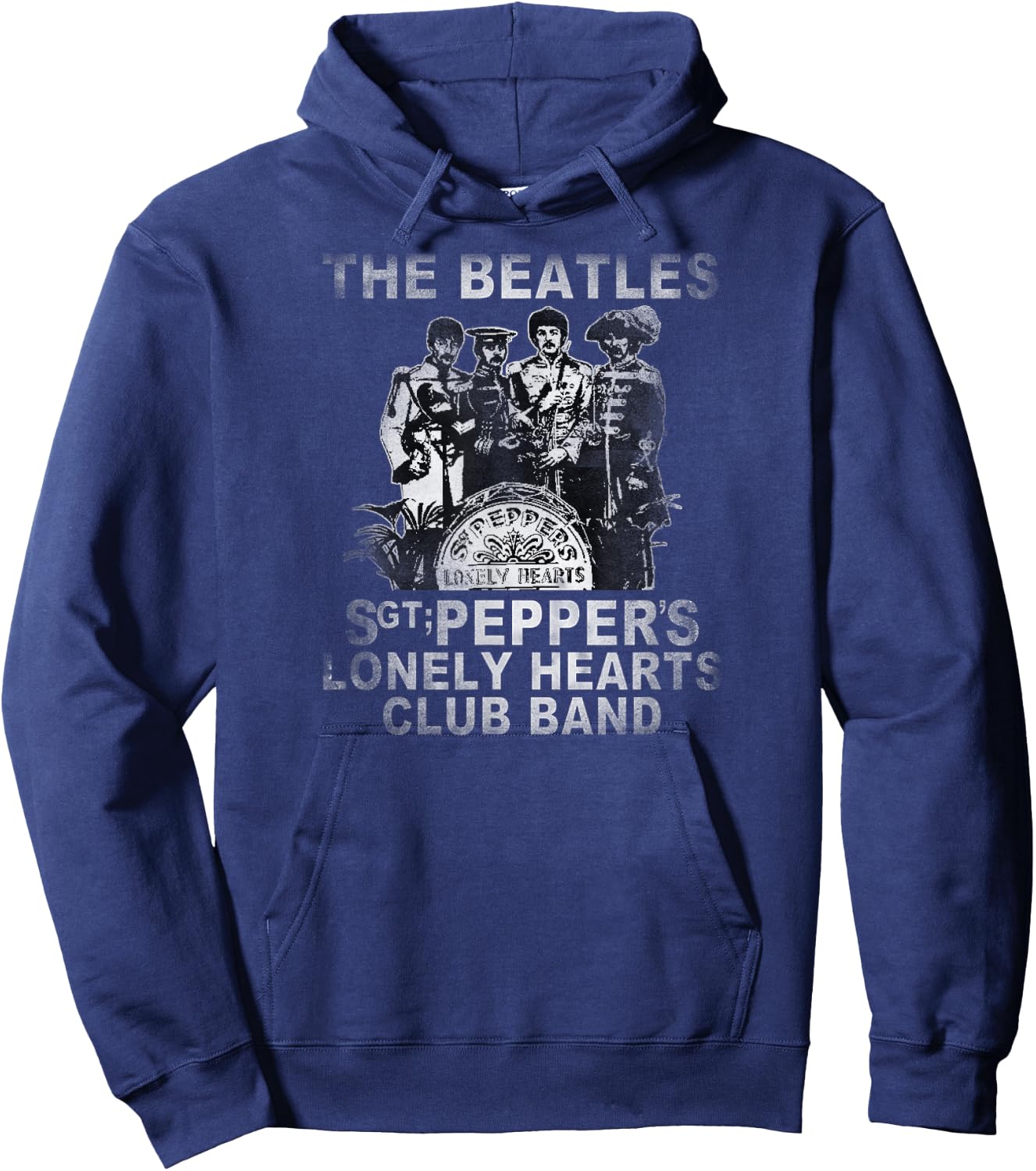 The Beatles - Lonely Hearts Club Hoodie - Hoodie | Navy