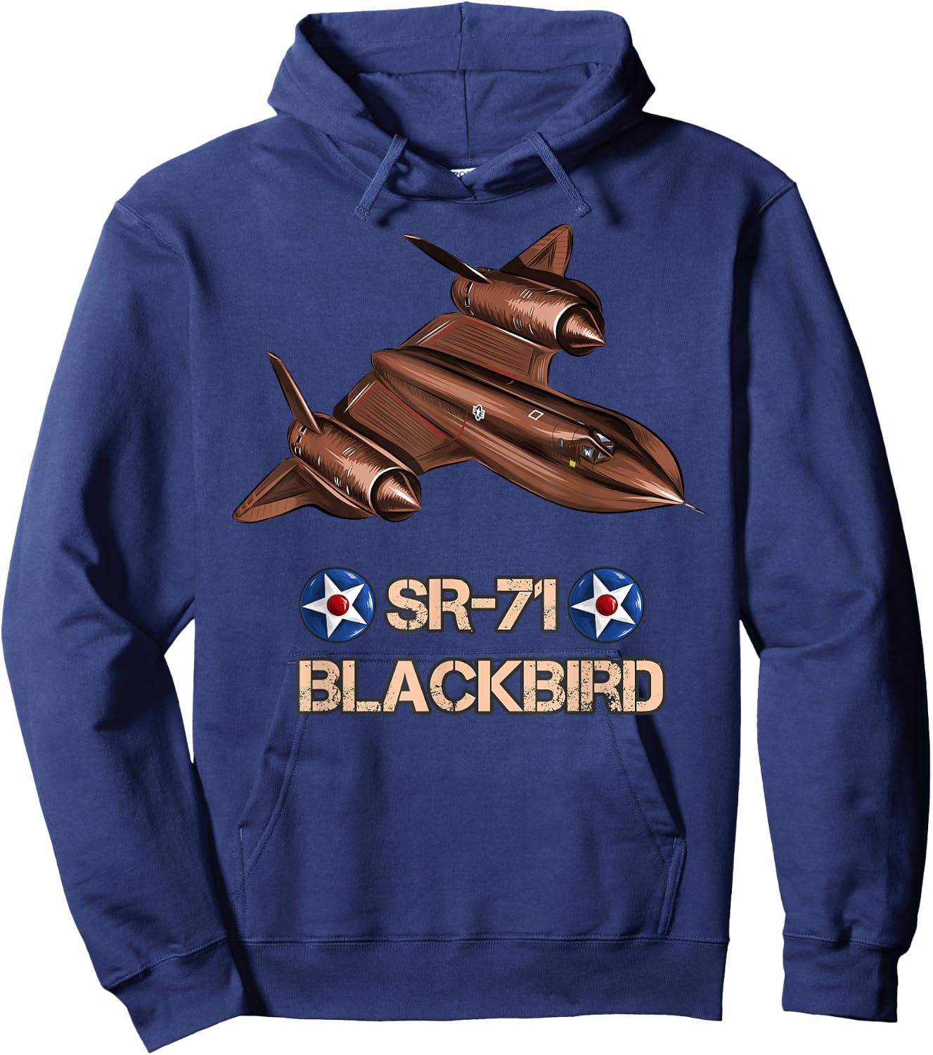 American Reconnaissance Aircraft SR71 Blackbird Hoodie - Hoodie | Navy