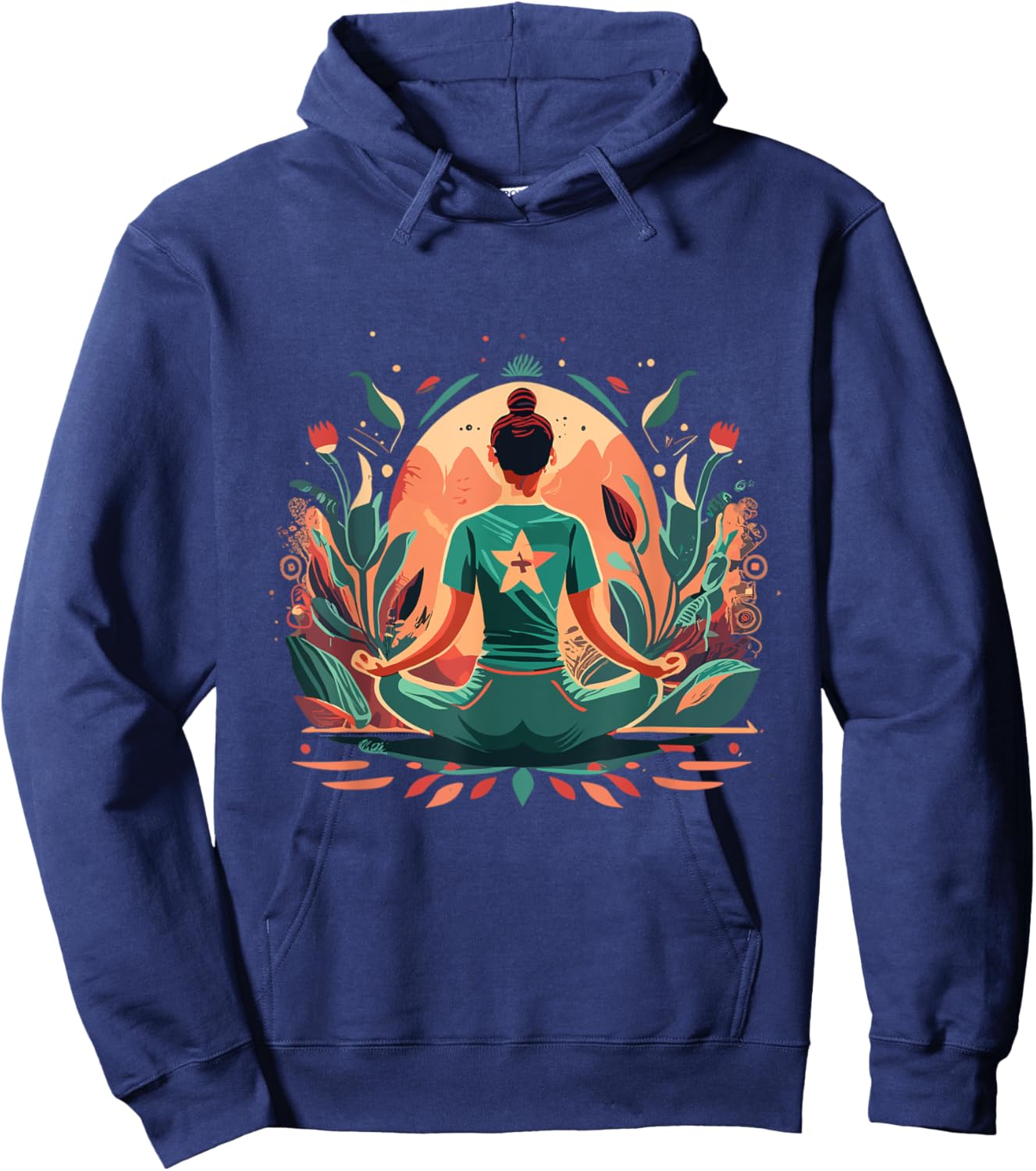 Yoga Meditation And Pilates Hoodie - Hoodie | Navy