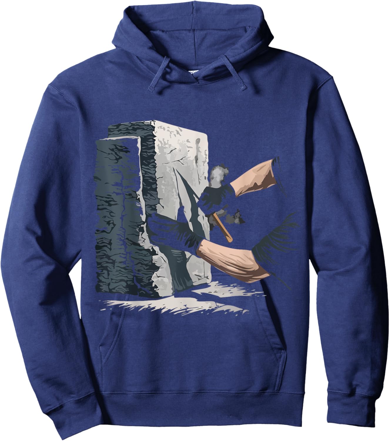 Sculptor Sculptor Stone Statues Chisel Sculptor Hoodie - Hoodie | Navy