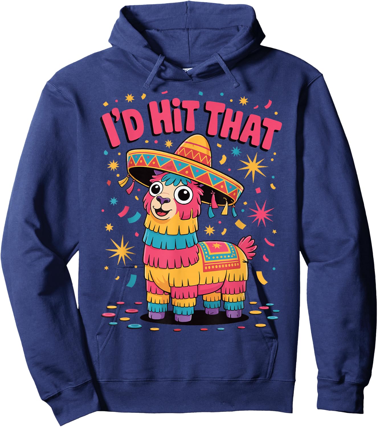 I'd Hit That Pinata Hoodie - Hoodie | Navy