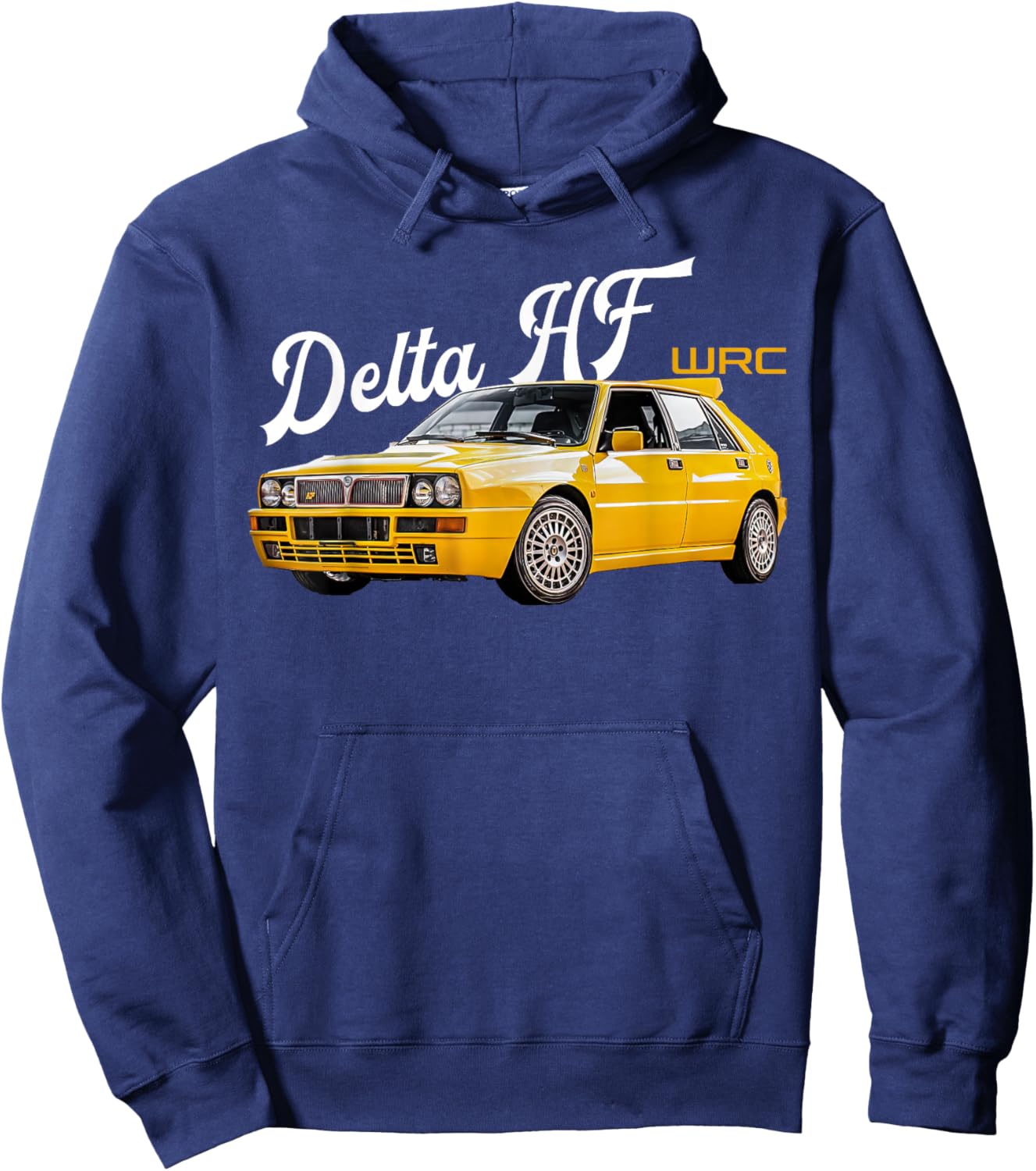 WRC Delta HF World Rally Sports Car Hoodie - Hoodie | Navy