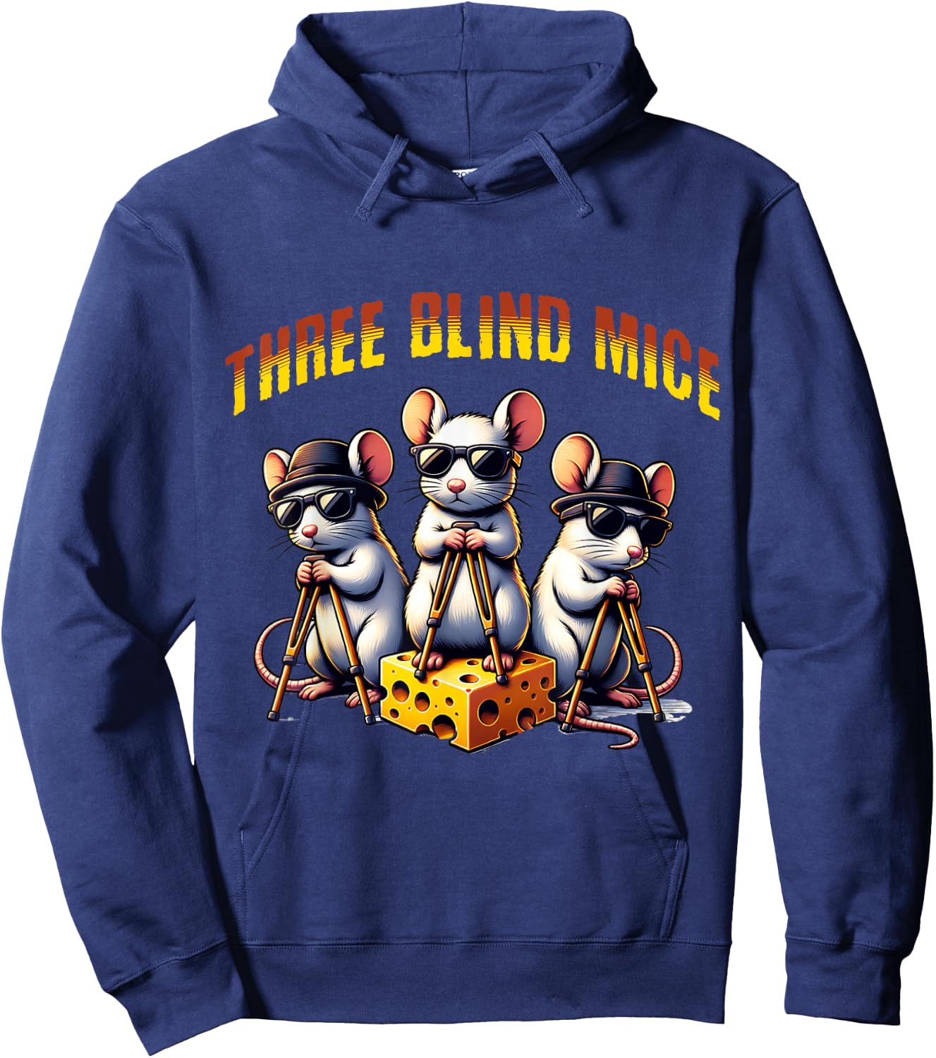 Three Blind Mice Hoodie - Hoodie | Navy