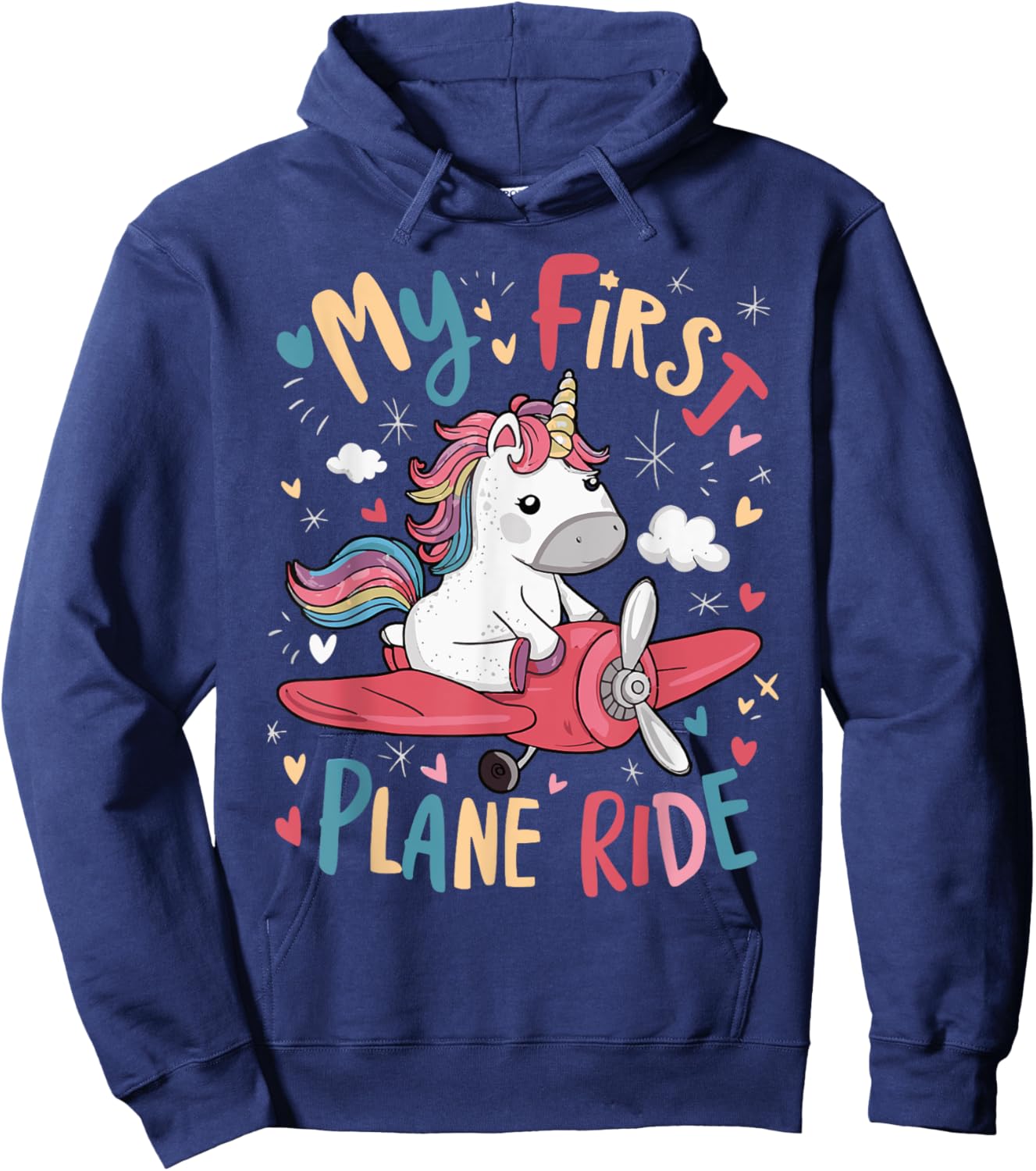 My First Plane Ride Hoodie - Hoodie | Navy