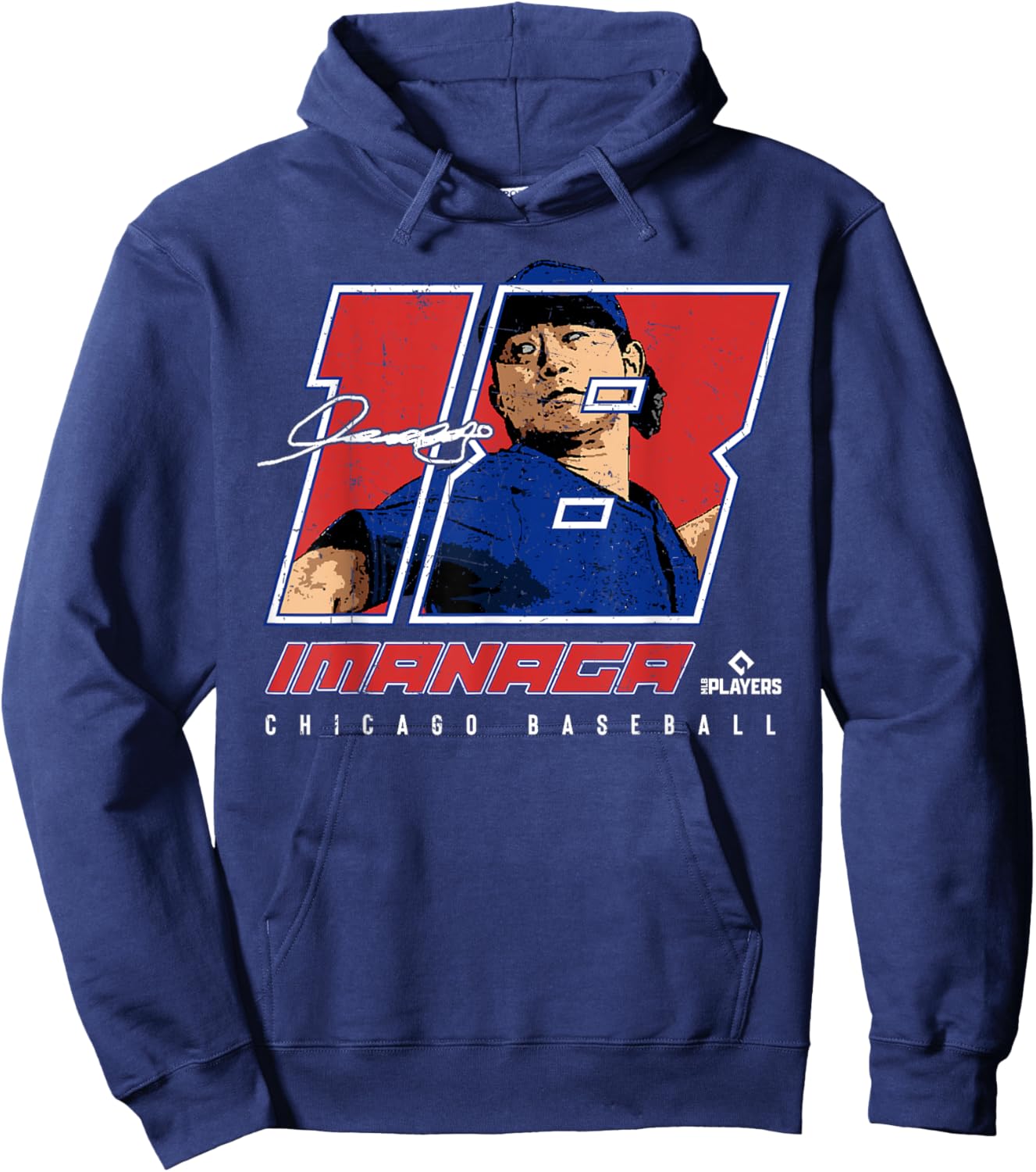 Silhouette Shota Imanaga Chicago MLBPA Hoodie - Hoodie | Navy