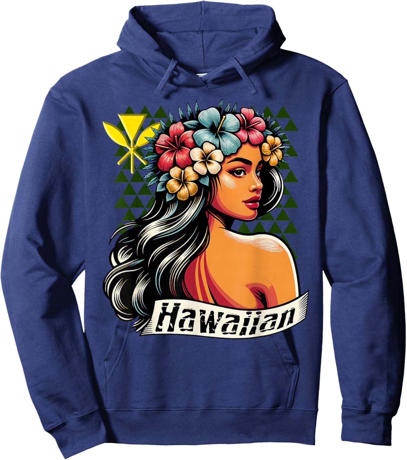 Hawaiian Kanaka Maoli Aloha Native Hawaiian Hoodie - Hoodie | Navy
