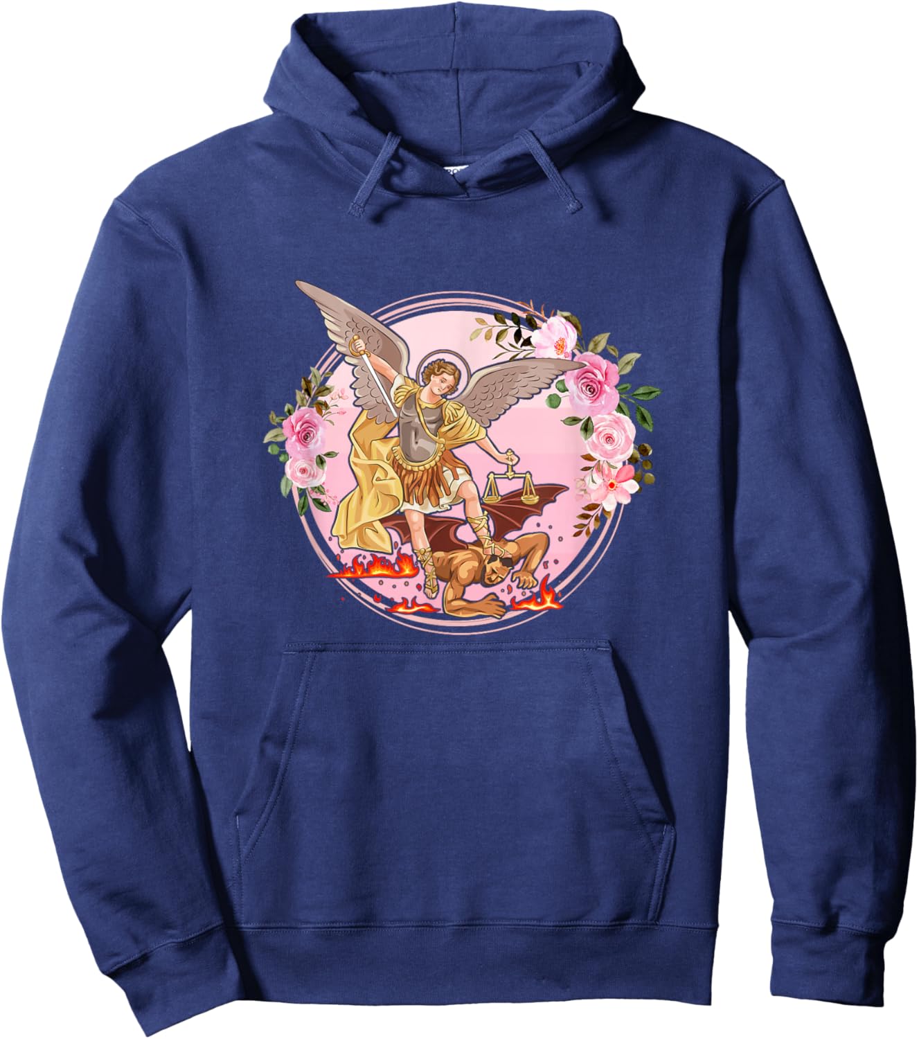 Saint Michael The Archangel Hoodie - Hoodie | Navy