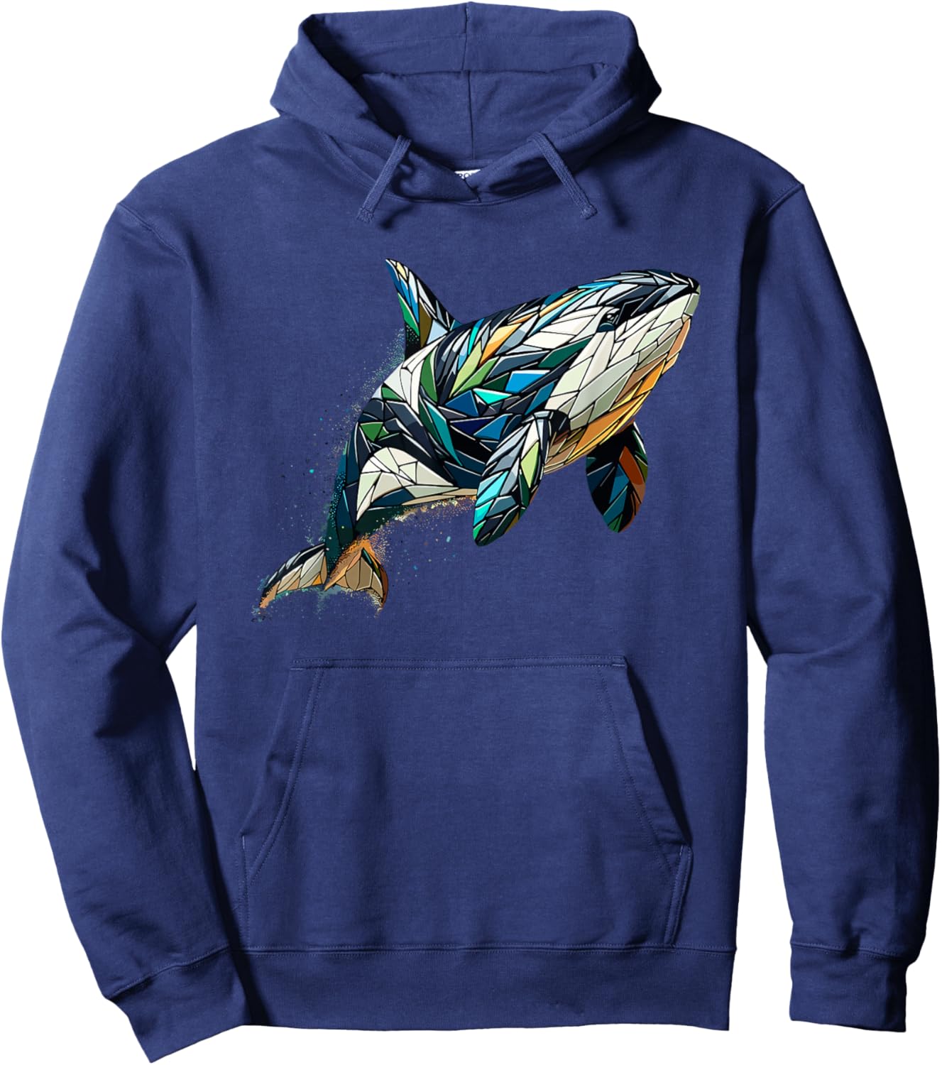 Polygon Art Orc Orc Hoodie - Hoodie | Navy