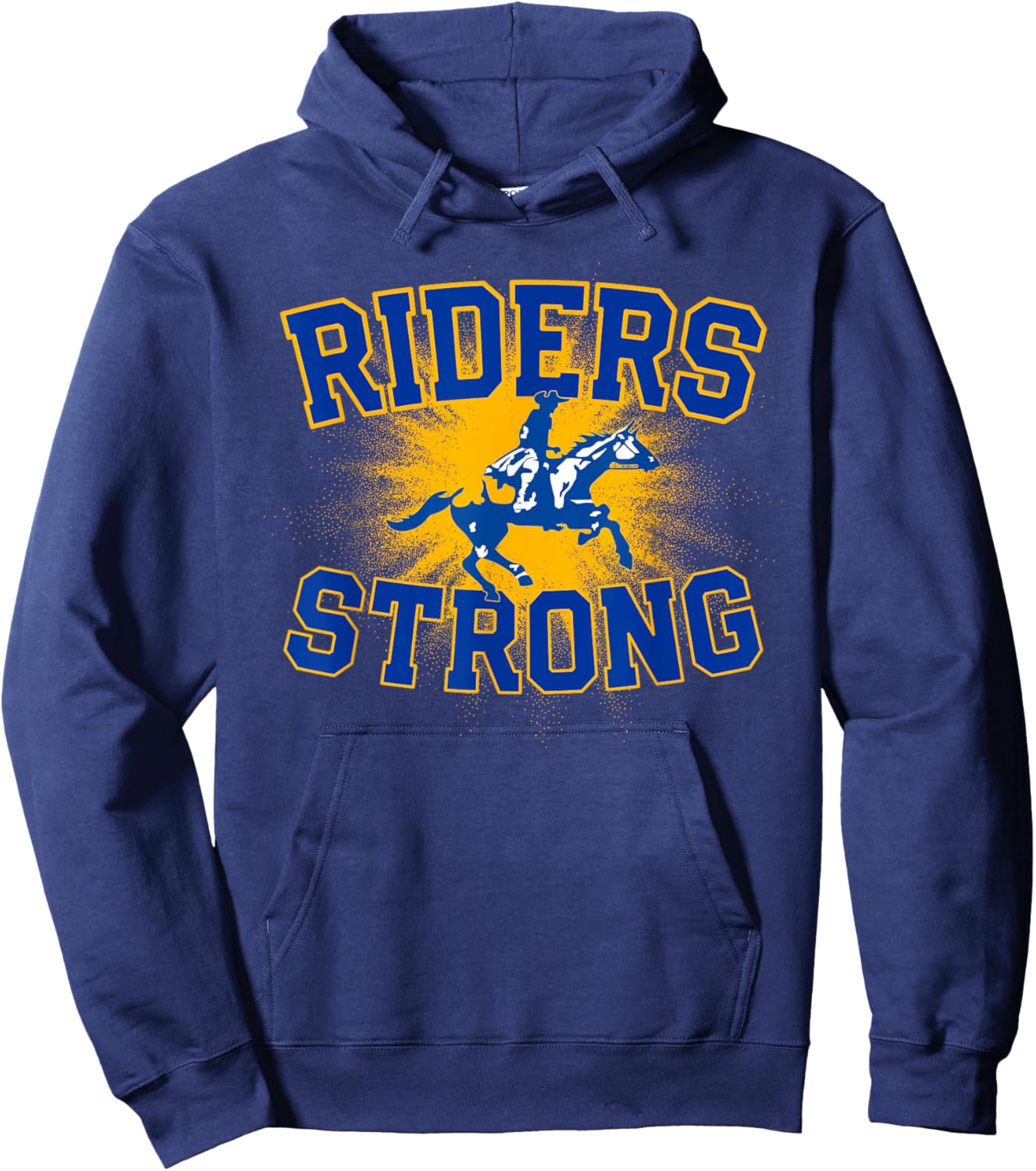 Caesar Rodney Riders Logo Strong Flag HS Hoodie - Hoodie | Navy