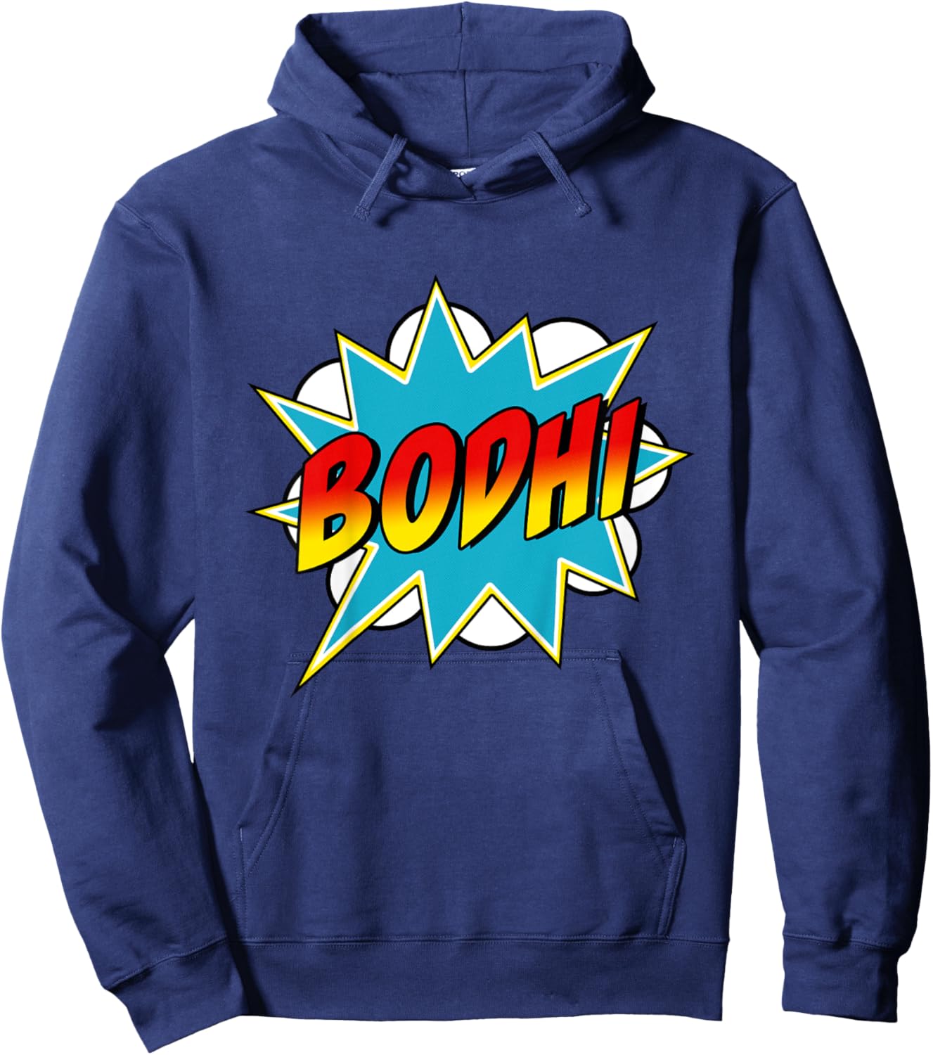 Kids Boys Bodhi Name Superhero Comic Book Hoodie - Hoodie | Navy