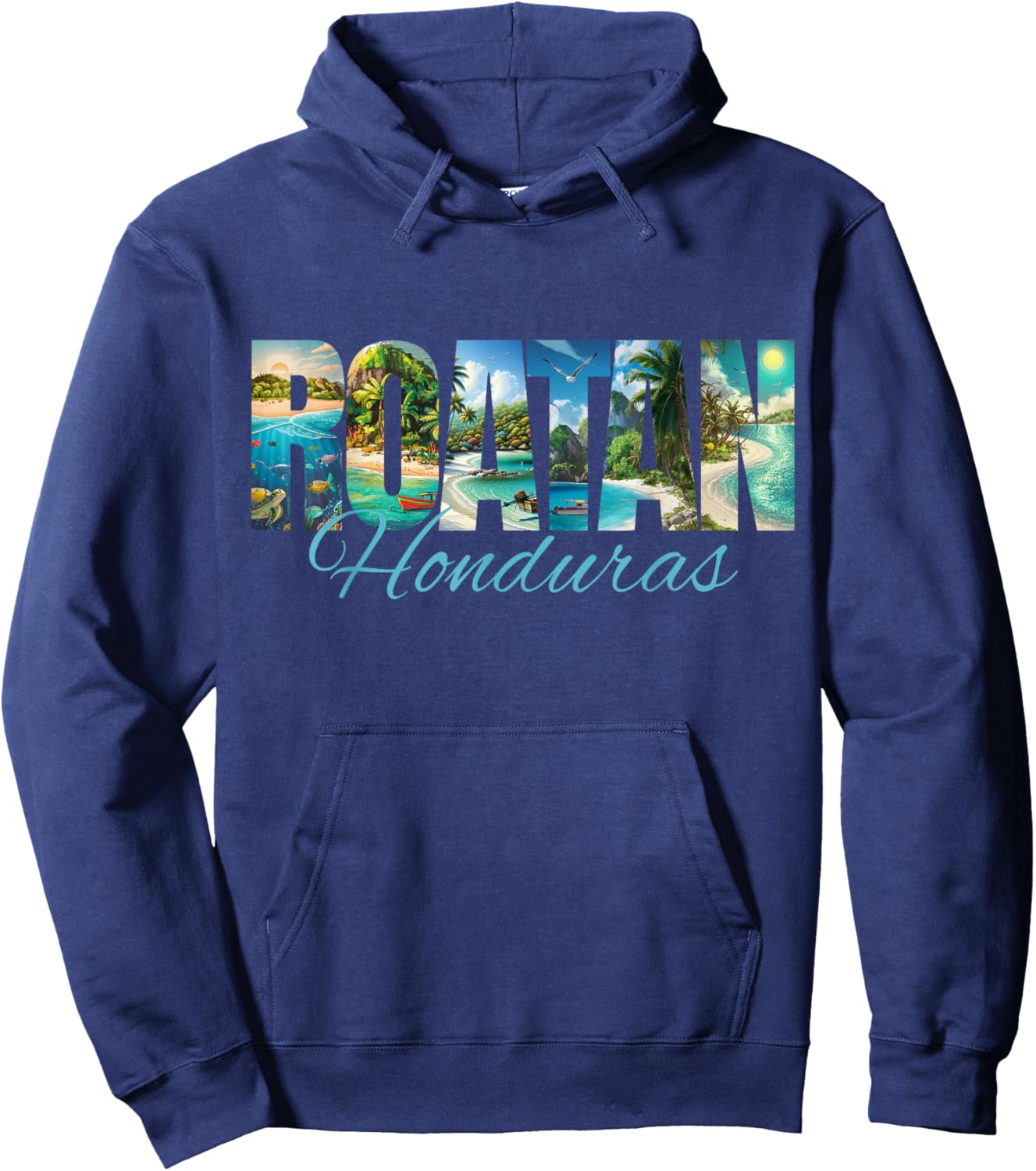 Roatan Honduras Hoodie - Hoodie | Navy