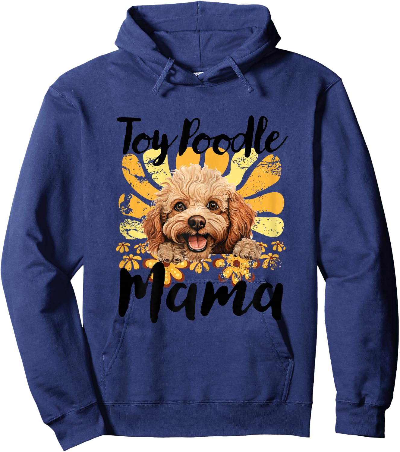 Toy Poodle Mama Mom Toy Poodle Hoodie - Hoodie | Navy