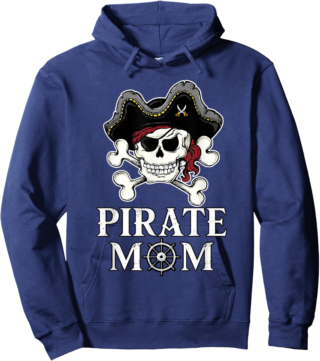 Pirate Mama Pirate Mom Pirate Mother Hoodie - Hoodie | Navy
