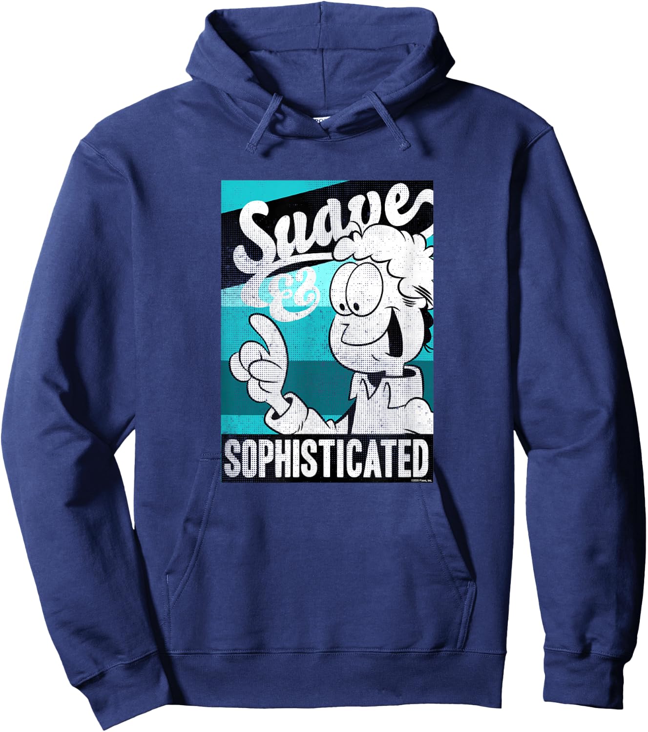 Garfield Jon Arbuckle Suave & Sophisticated Jon Hoodie - Hoodie | Navy
