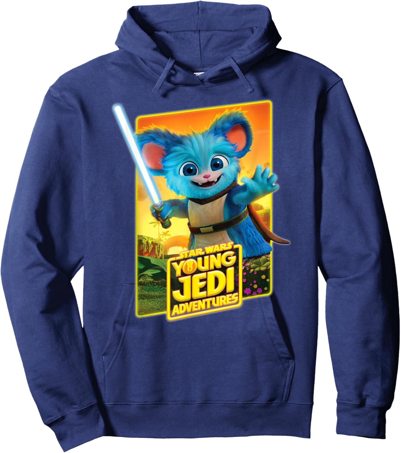 Star Wars Young Jedi Adventures Nubs Poster Art Hoodie - Hoodie | Navy