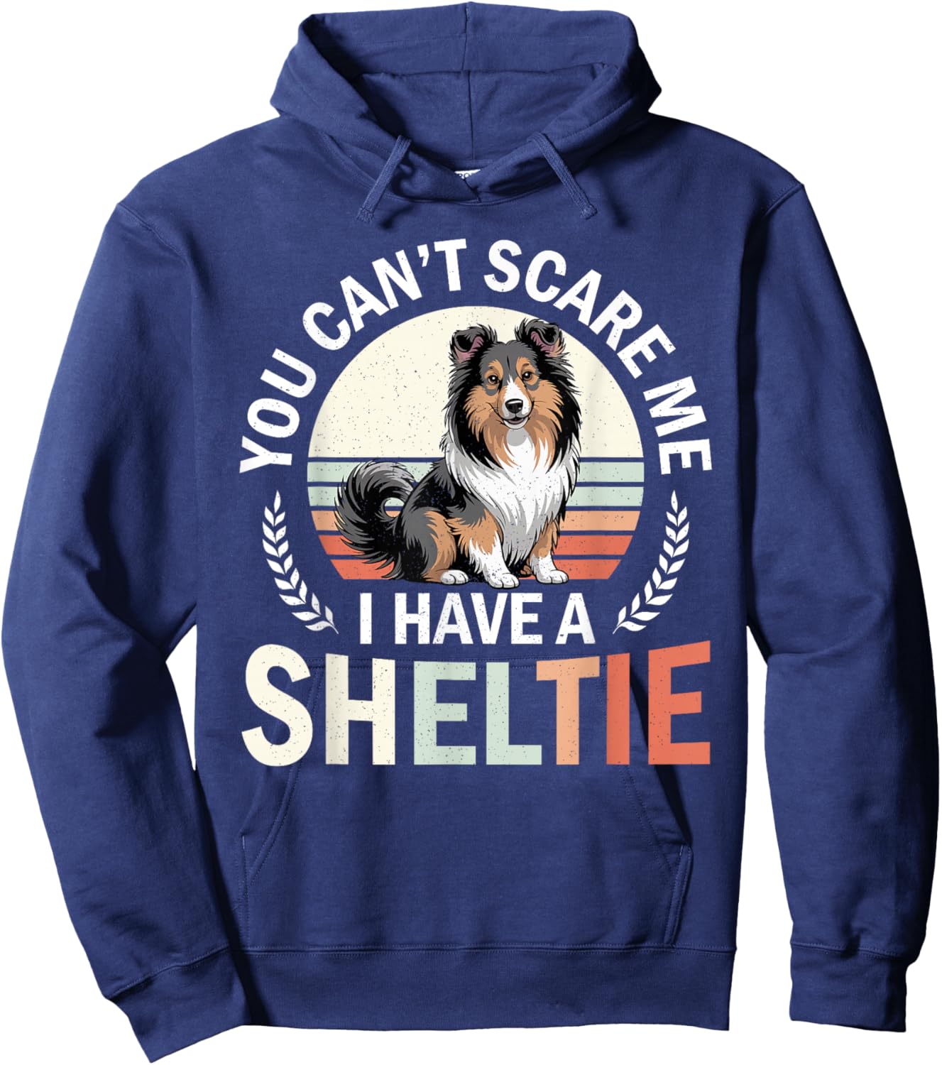 Sheltie Shetland Sheepdog Dog Hoodie - Hoodie | Navy