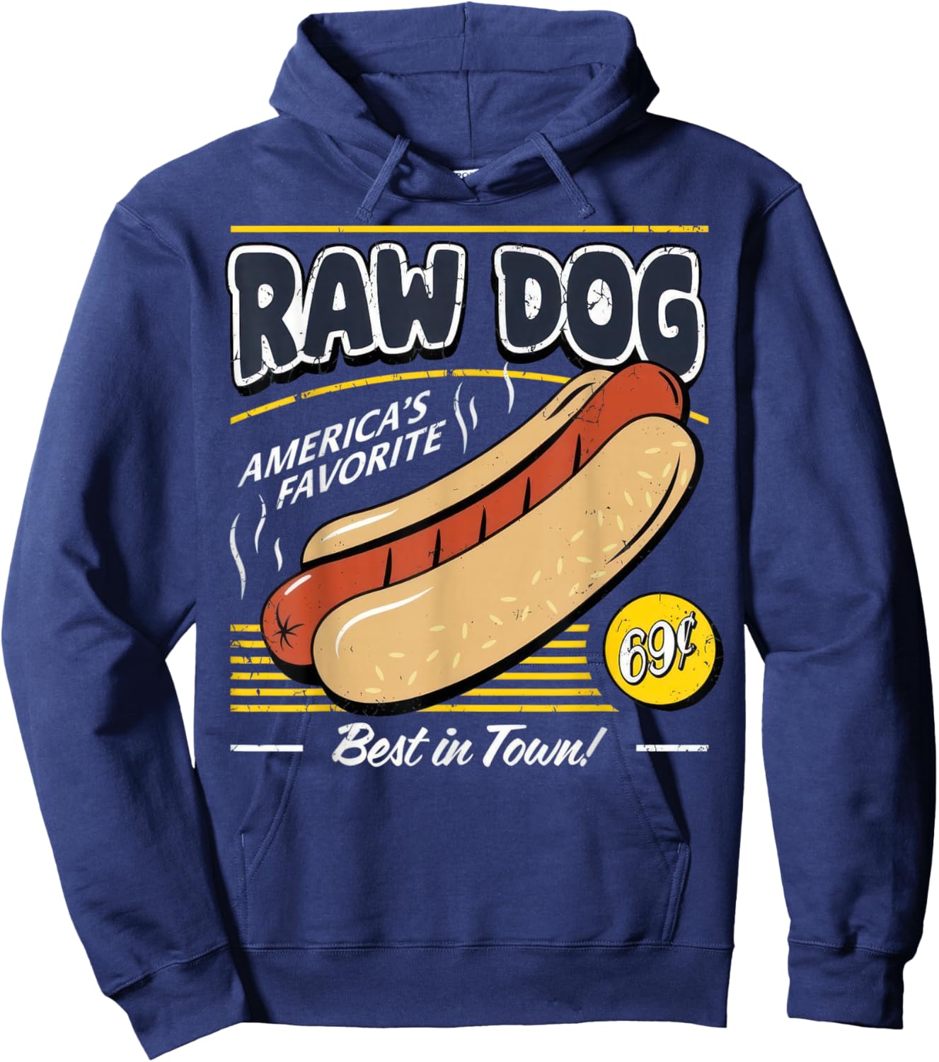 Raw Dog America's Favourite Hoodie - Hoodie | Navy