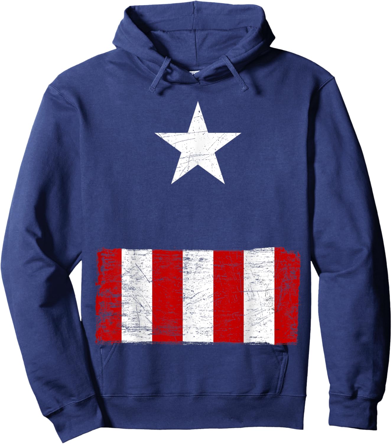 Halloween Costume Captain America Marvel Hoodie - Hoodie | Navy