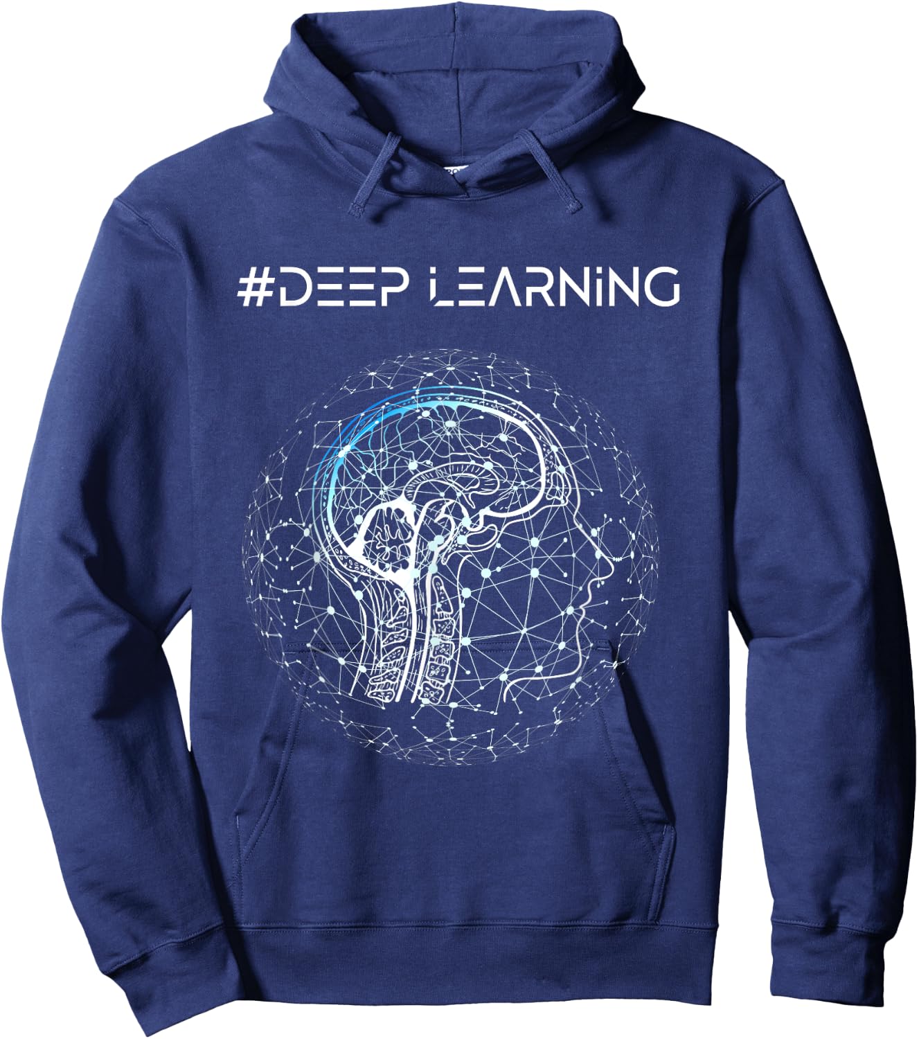 Deep Learning Data Science Machine Learning AI Hoodie - Hoodie | Navy