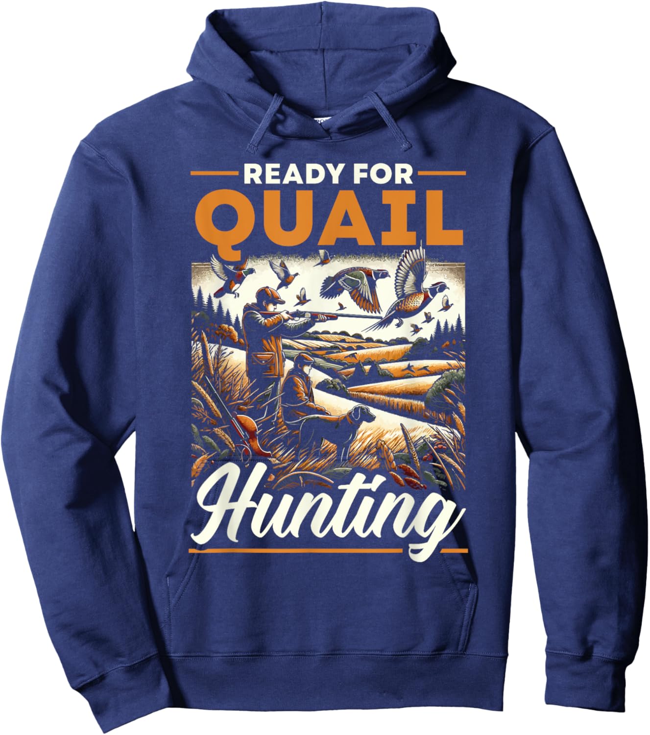 Quail Hunting Season Quail Shooting Bird Hunter Hoodie - Hoodie | Navy