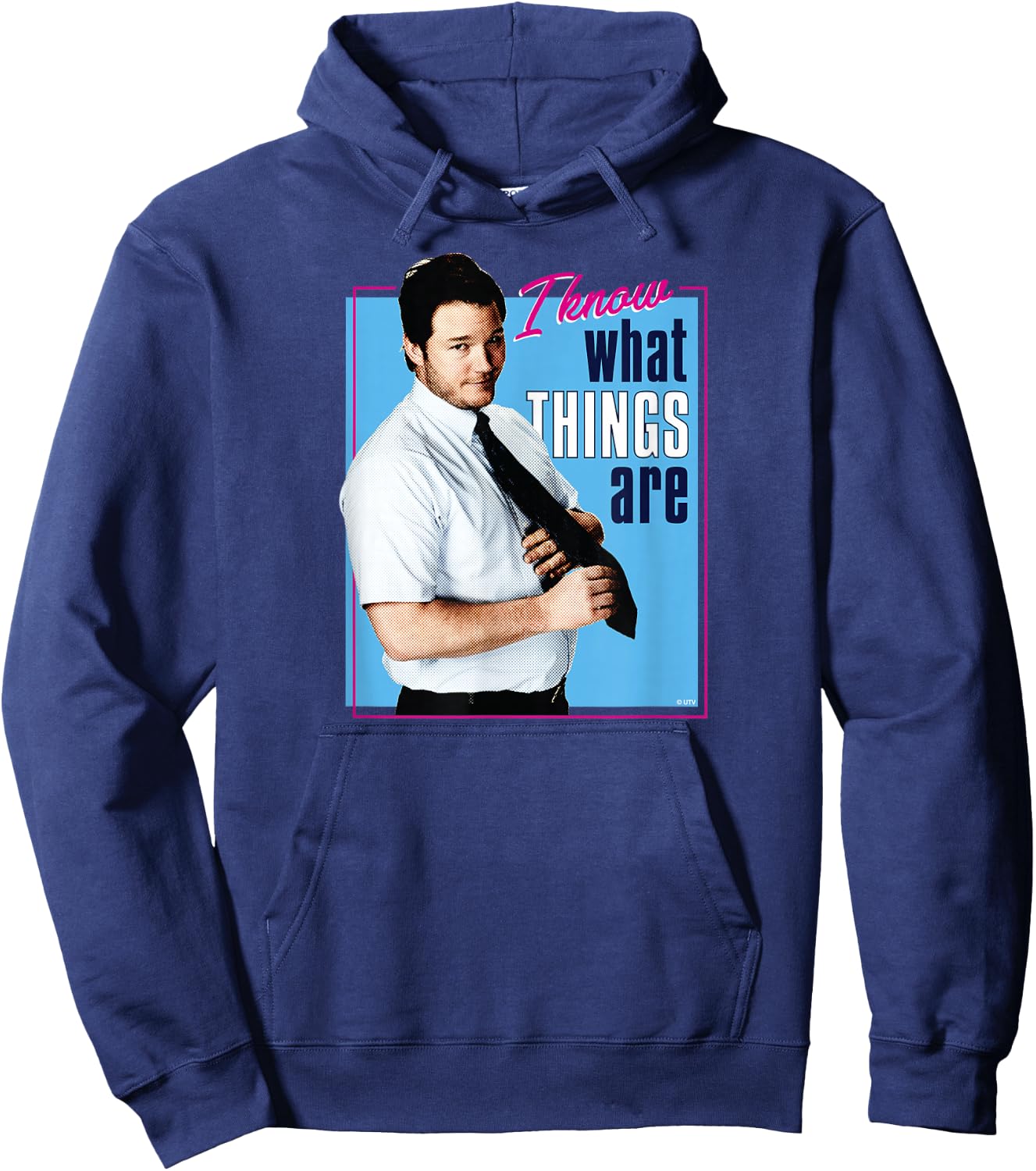 Parks and Recreation I Know What Things Are Hoodie - Hoodie | Navy