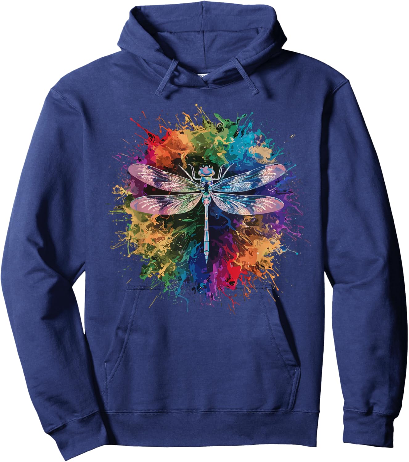 Graphic Dragonfly Hoodie - Hoodie | Navy