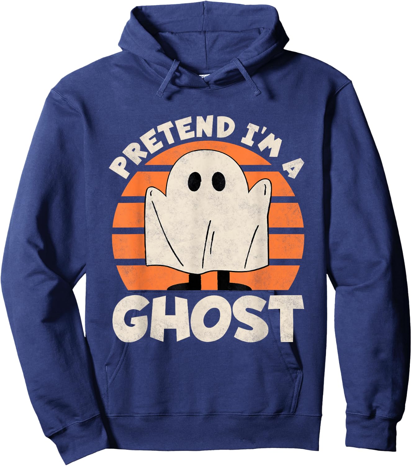 Pretend I'm A Ghost, Kids Halloween Hoodie - Hoodie | Navy