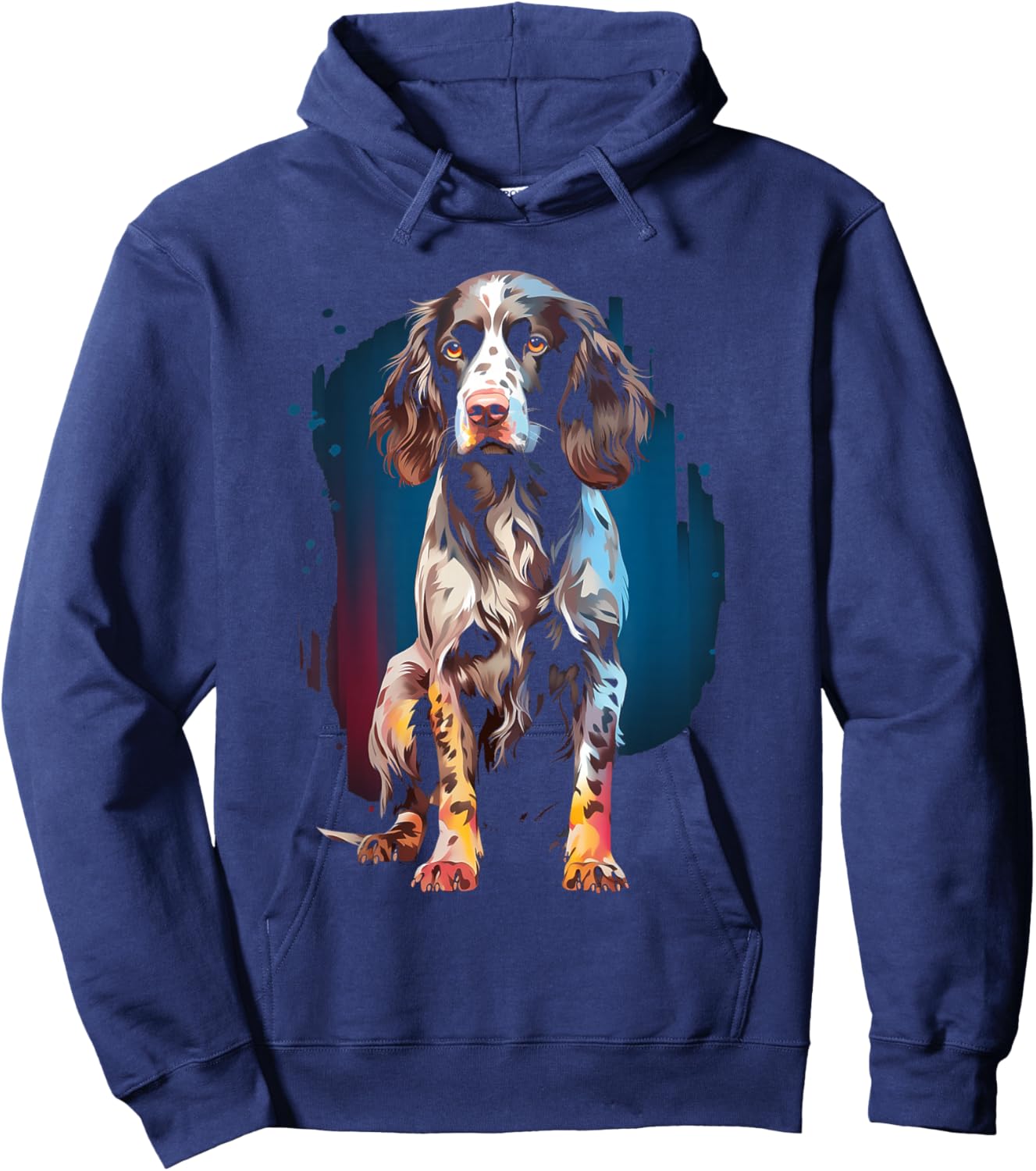 Small Munsterland dog walking pet fan Hoodie - Hoodie | Navy