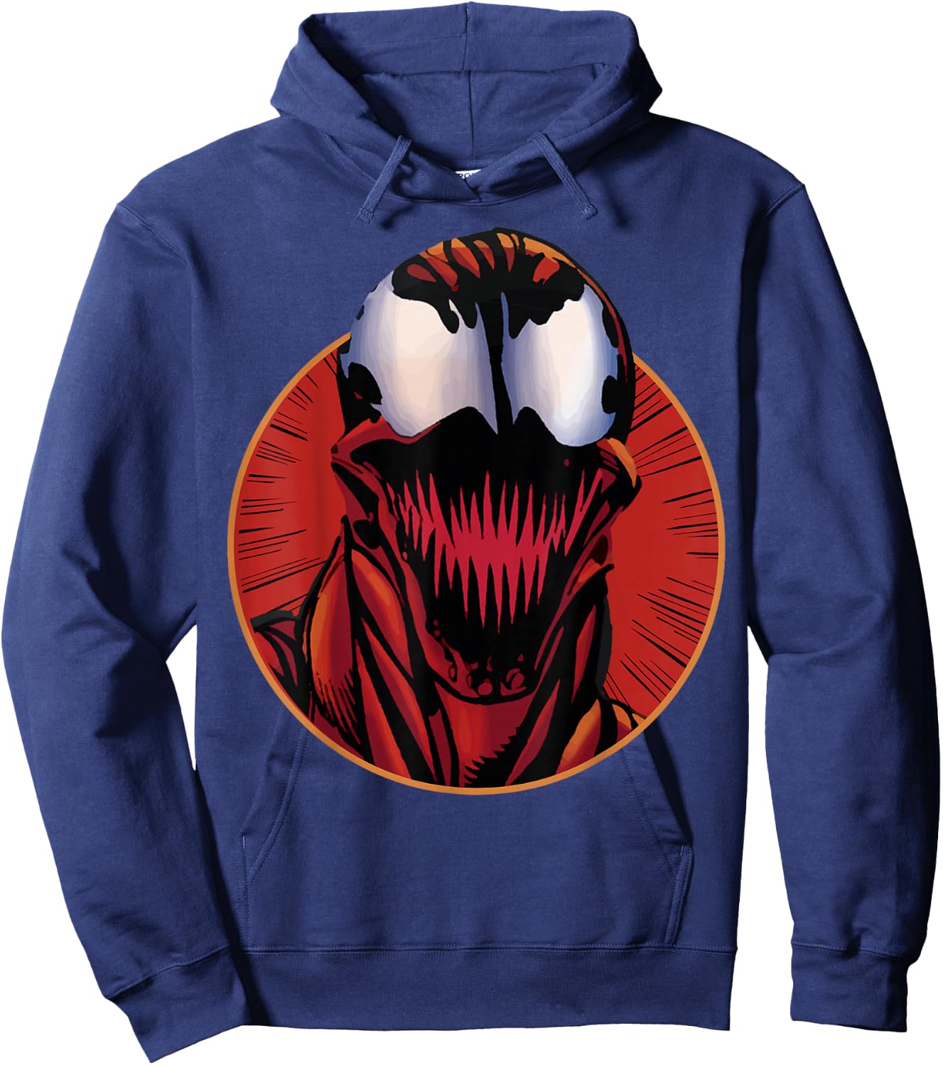 Marvel Carnage Big Face Hoodie - Hoodie | Navy
