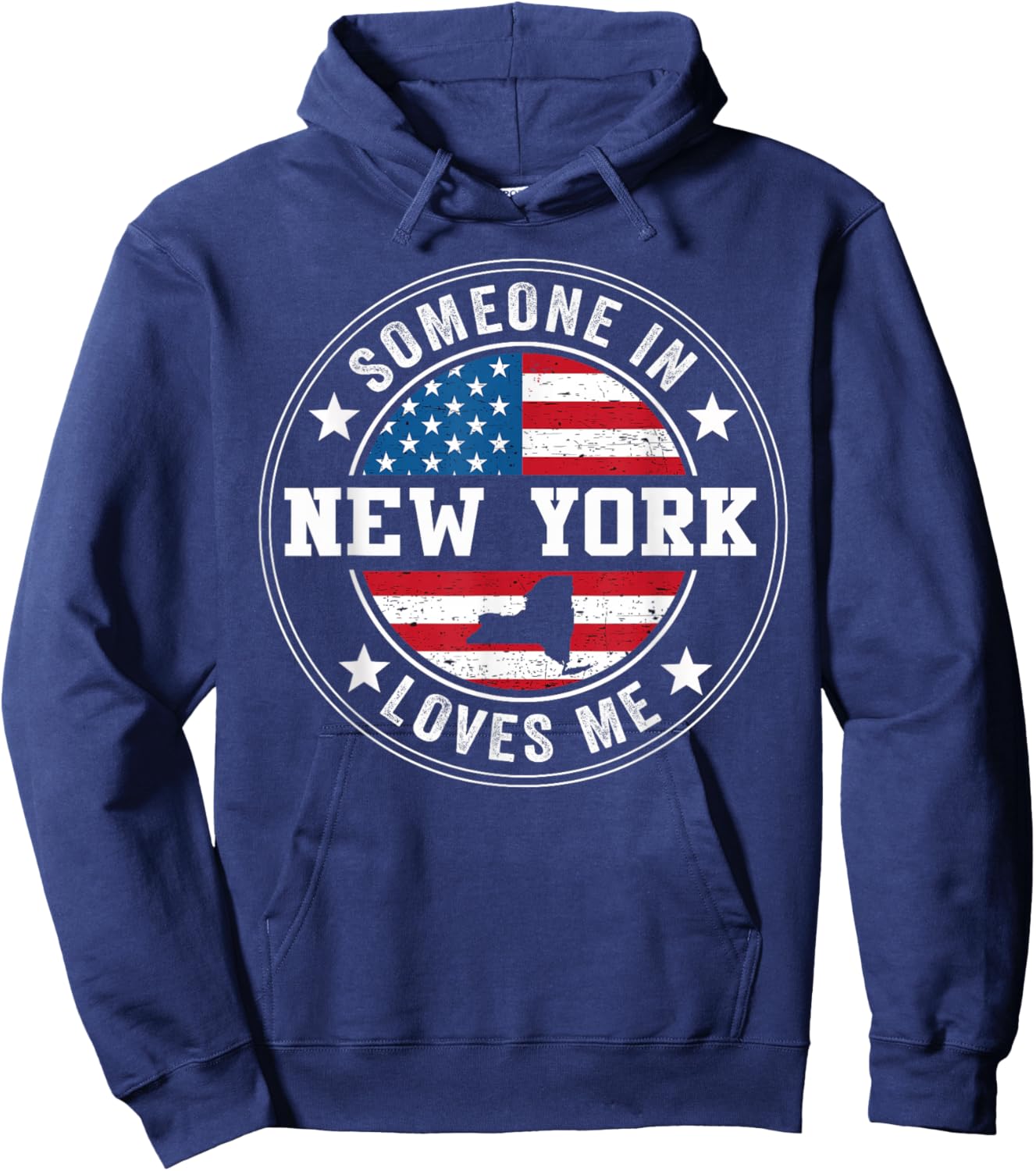 Someone In New York Loves Me Hoodie - Hoodie | Navy